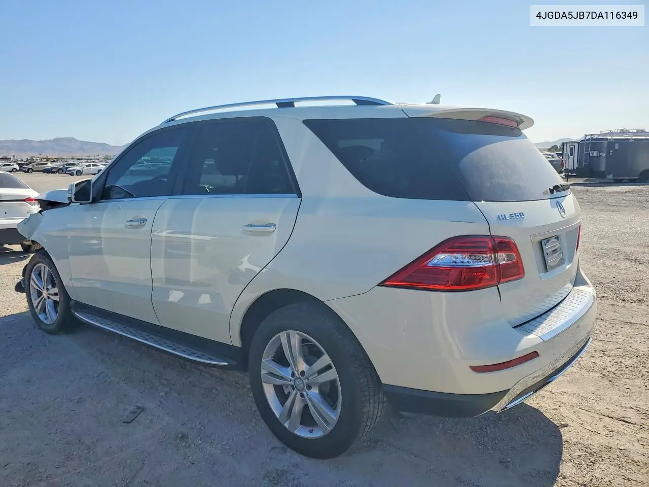 2013 Mercedes-Benz Ml 350 VIN: 4JGDA5JB7DA116349 Lot: 61203796