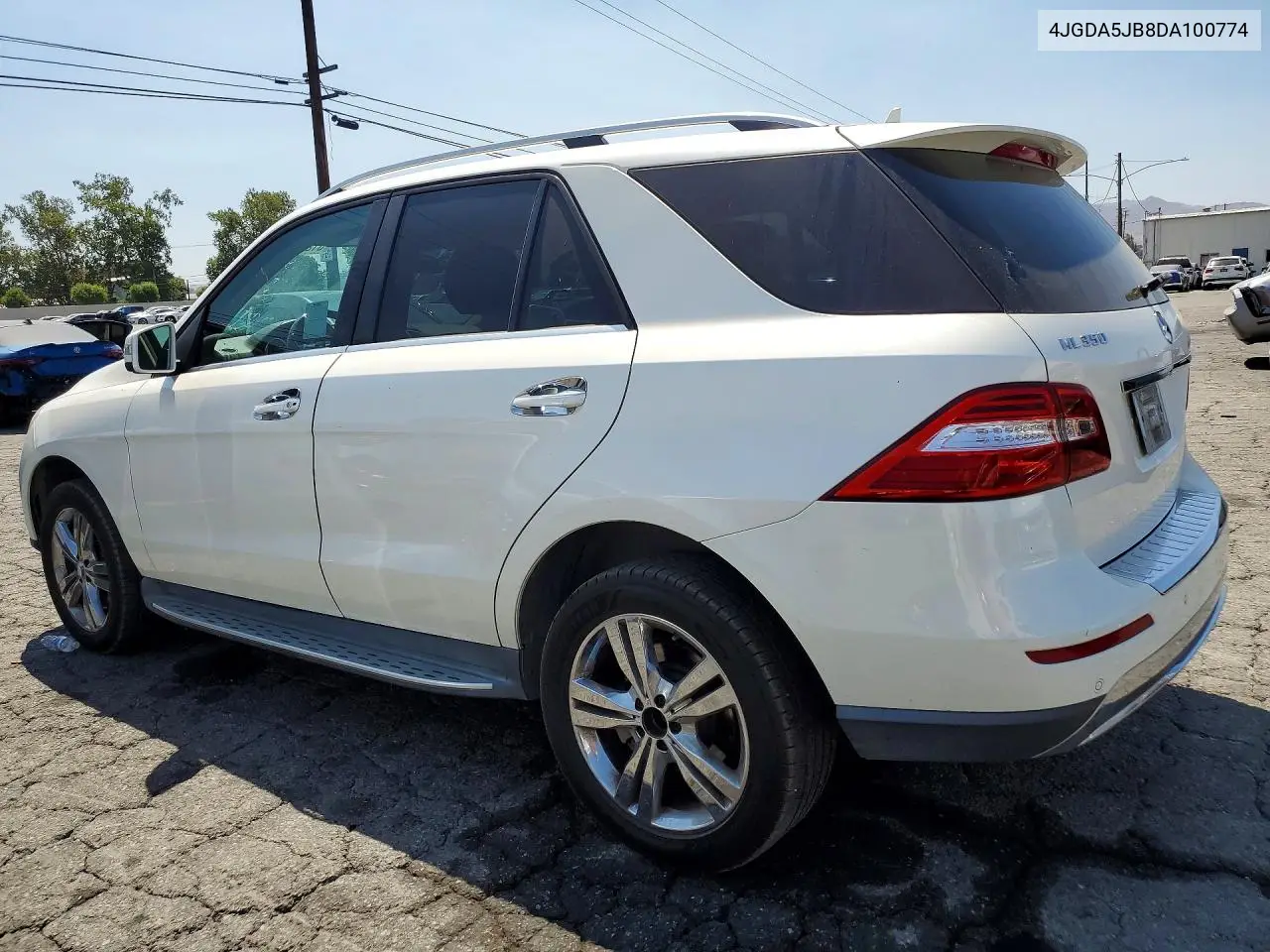 2013 Mercedes-Benz Ml 350 VIN: 4JGDA5JB8DA100774 Lot: 61226266