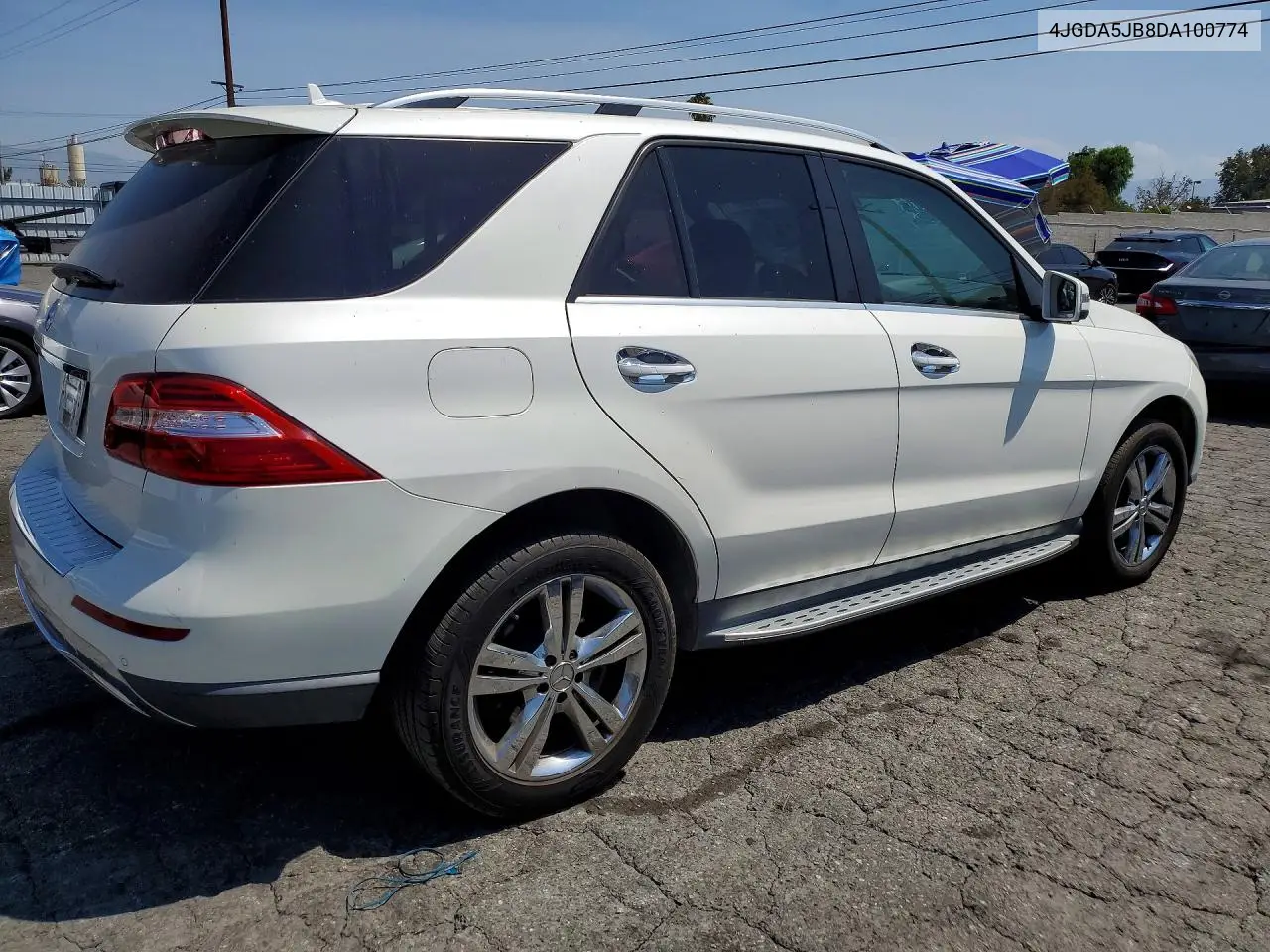 2013 Mercedes-Benz Ml 350 VIN: 4JGDA5JB8DA100774 Lot: 61226266