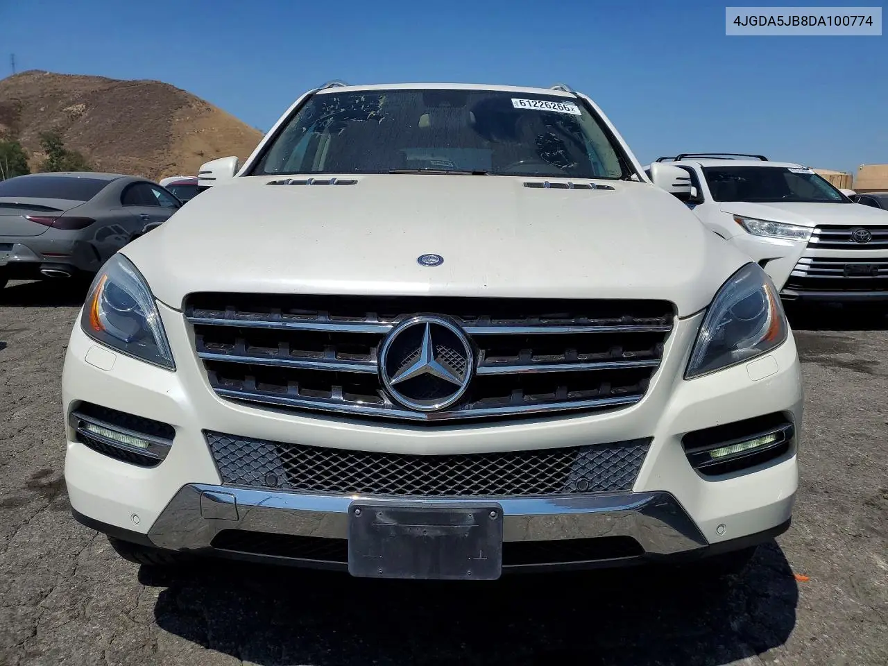 2013 Mercedes-Benz Ml 350 VIN: 4JGDA5JB8DA100774 Lot: 61226266
