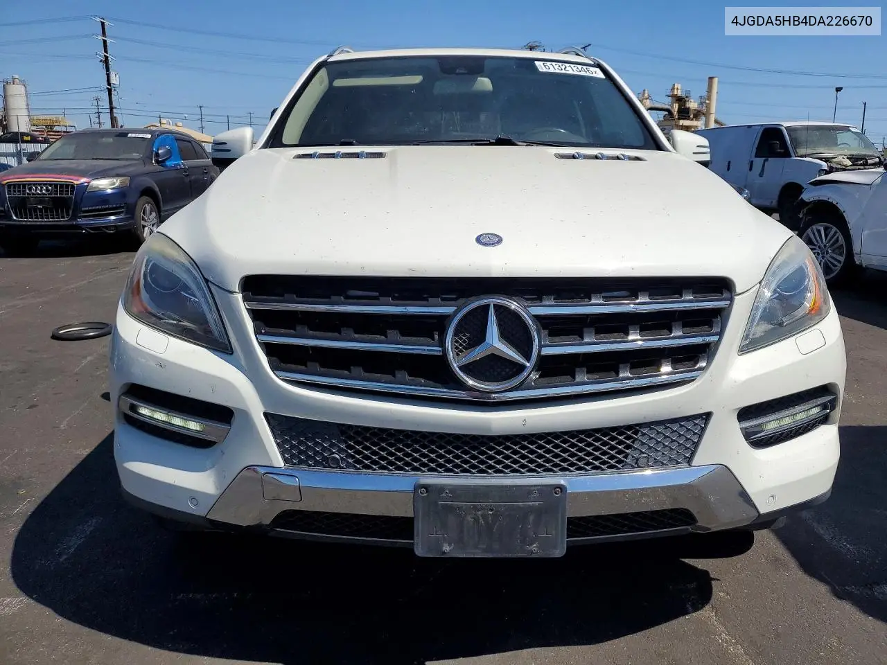 2013 Mercedes-Benz Ml 350 4Matic VIN: 4JGDA5HB4DA226670 Lot: 61321346