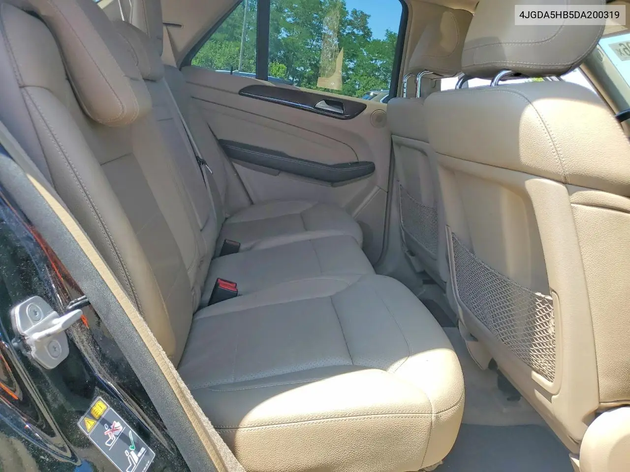2013 Mercedes-Benz Ml 350 4Matic VIN: 4JGDA5HB5DA200319 Lot: 61483696