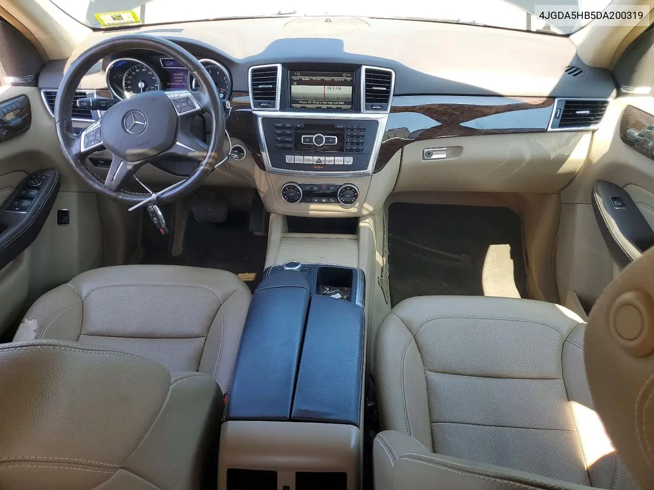 2013 Mercedes-Benz Ml 350 4Matic VIN: 4JGDA5HB5DA200319 Lot: 61483696