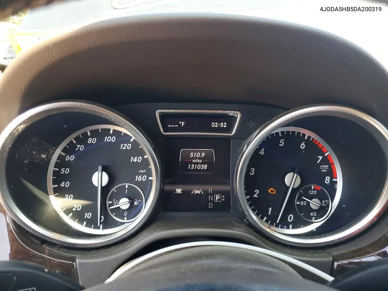 2013 Mercedes-Benz Ml 350 4Matic VIN: 4JGDA5HB5DA200319 Lot: 61483696