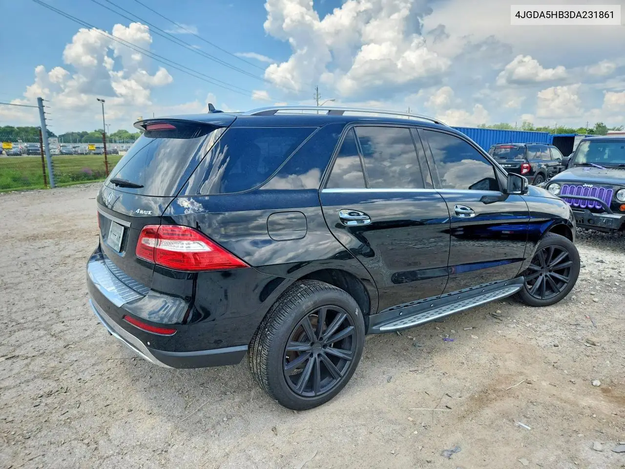 2013 Mercedes-Benz Ml 350 4Matic VIN: 4JGDA5HB3DA231861 Lot: 61534656