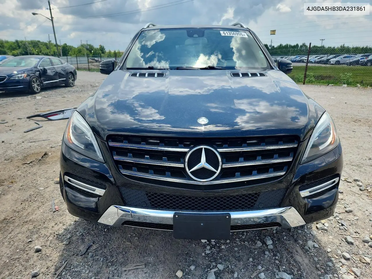2013 Mercedes-Benz Ml 350 4Matic VIN: 4JGDA5HB3DA231861 Lot: 61534656