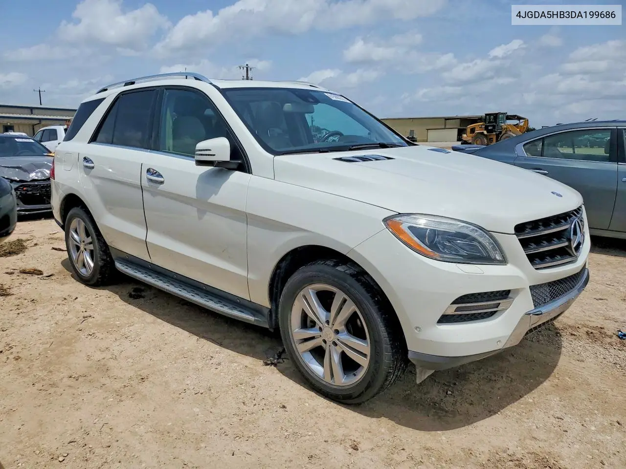 2013 Mercedes-Benz Ml 350 4Matic VIN: 4JGDA5HB3DA199686 Lot: 61568236