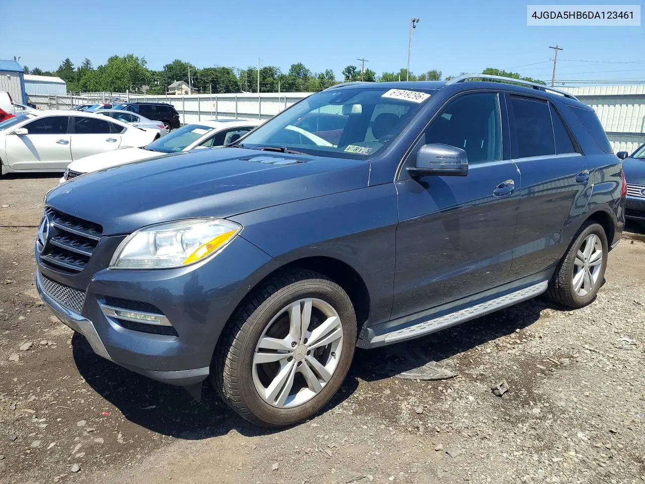 2013 Mercedes-Benz Ml 350 4Matic VIN: 4JGDA5HB6DA123461 Lot: 61919296