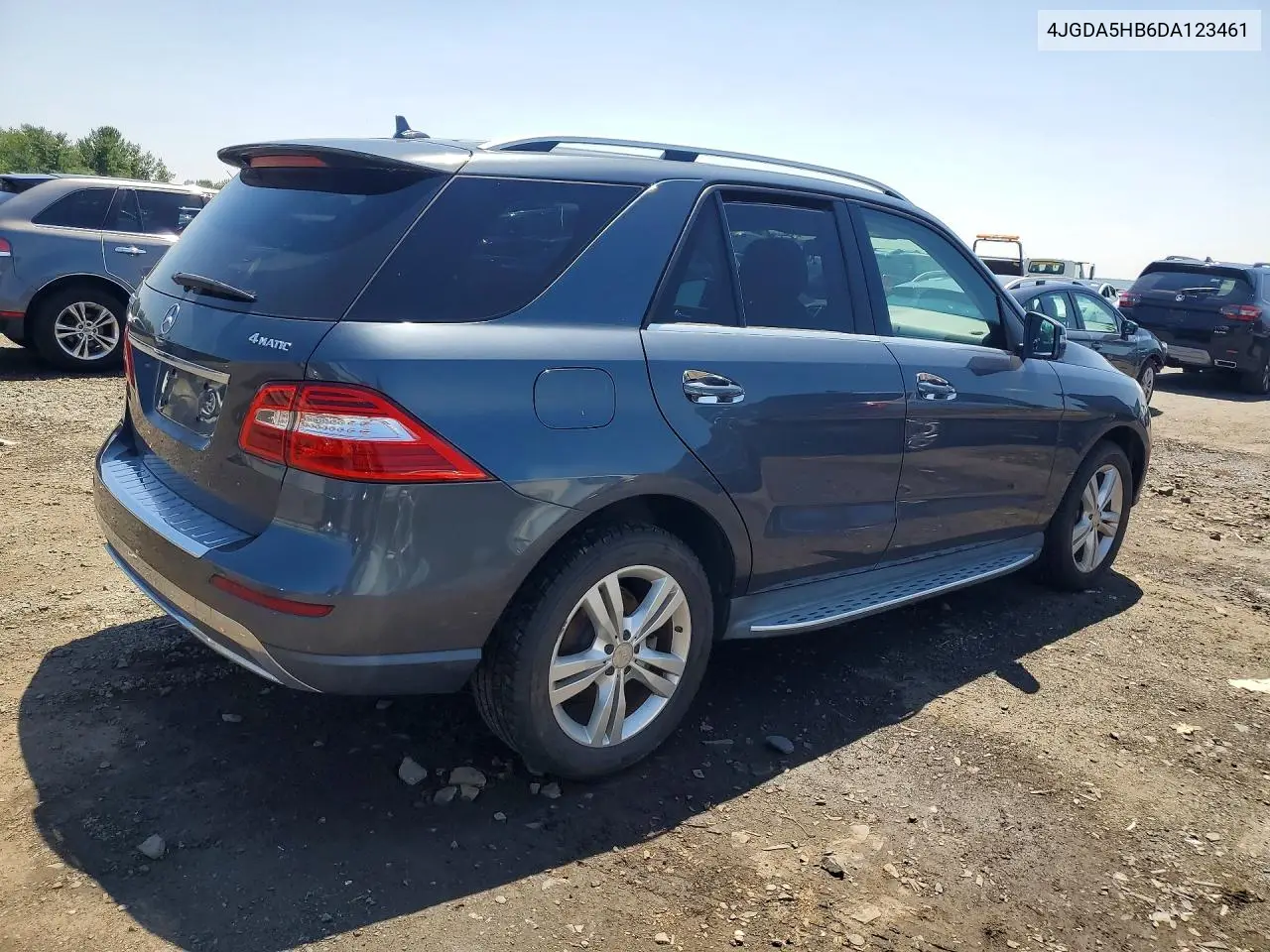 2013 Mercedes-Benz Ml 350 4Matic VIN: 4JGDA5HB6DA123461 Lot: 61919296