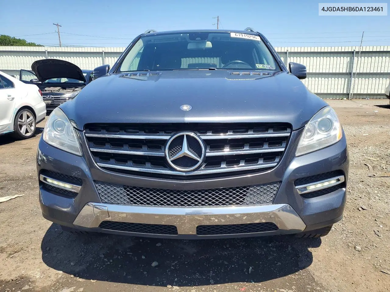 2013 Mercedes-Benz Ml 350 4Matic VIN: 4JGDA5HB6DA123461 Lot: 61919296