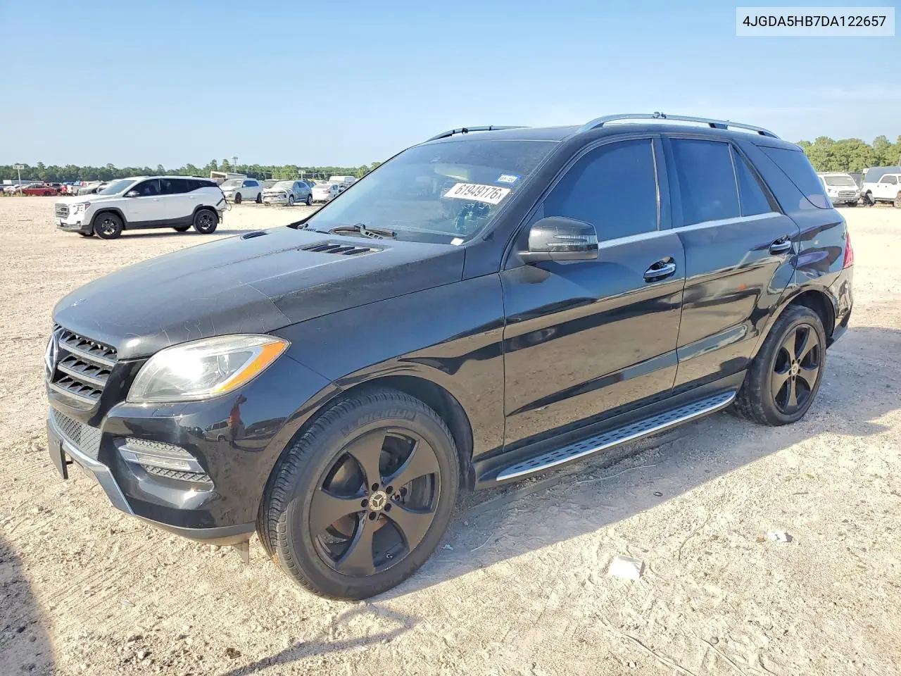 2013 Mercedes-Benz Ml 350 4Matic VIN: 4JGDA5HB7DA122657 Lot: 61949176