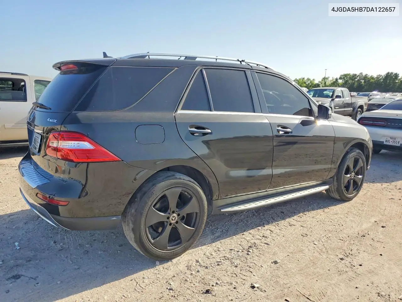 2013 Mercedes-Benz Ml 350 4Matic VIN: 4JGDA5HB7DA122657 Lot: 61949176