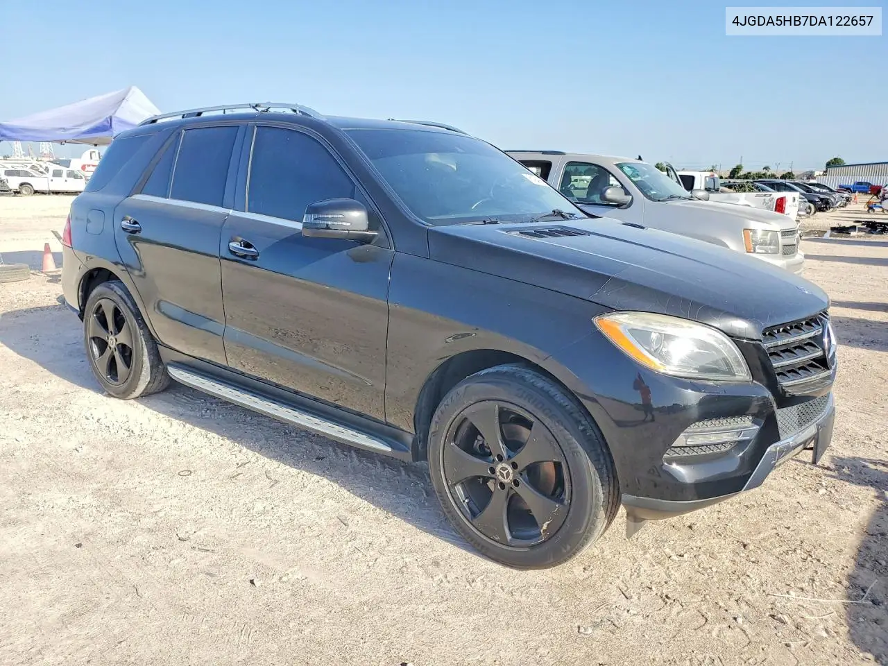 2013 Mercedes-Benz Ml 350 4Matic VIN: 4JGDA5HB7DA122657 Lot: 61949176