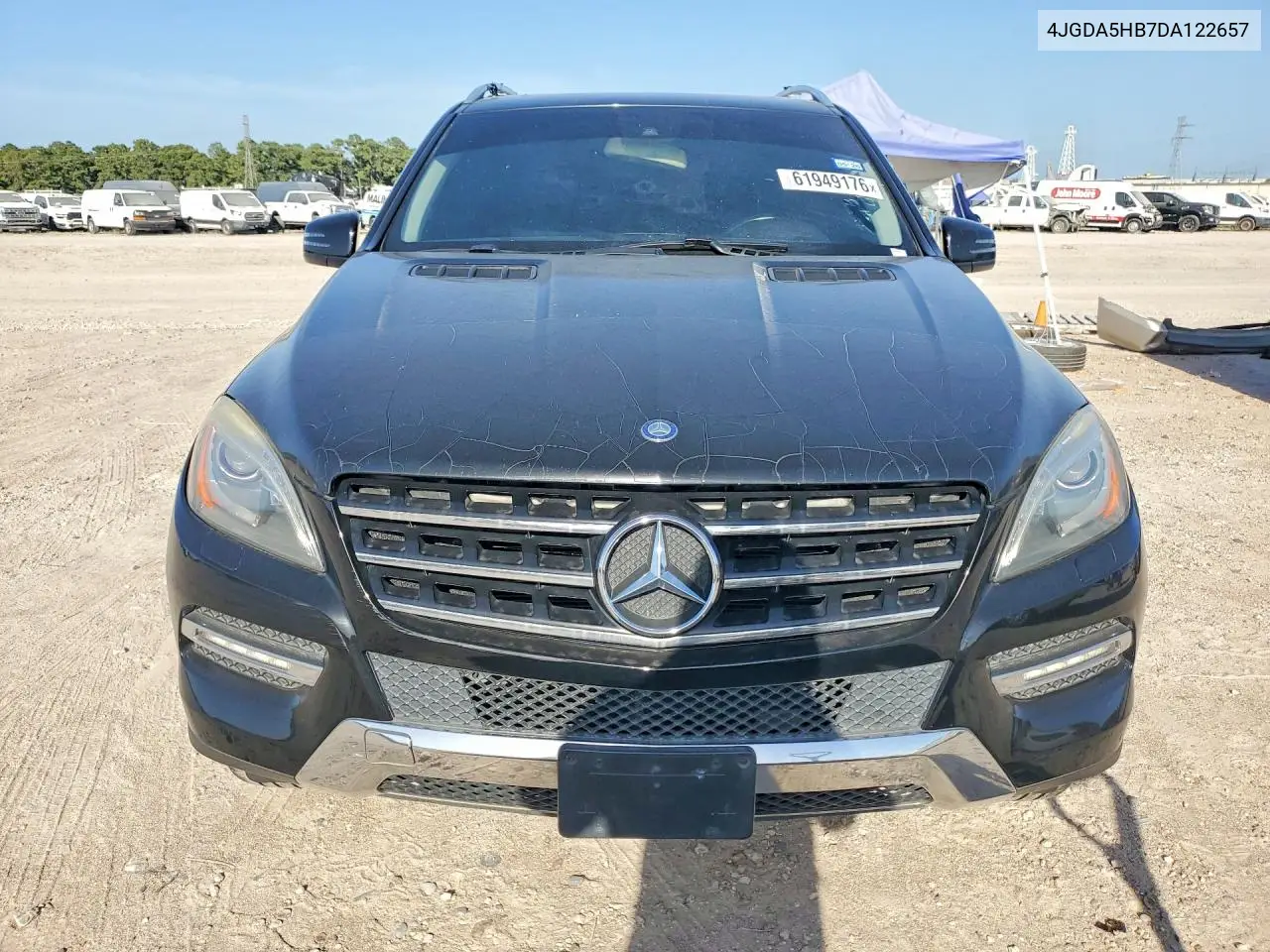 2013 Mercedes-Benz Ml 350 4Matic VIN: 4JGDA5HB7DA122657 Lot: 61949176