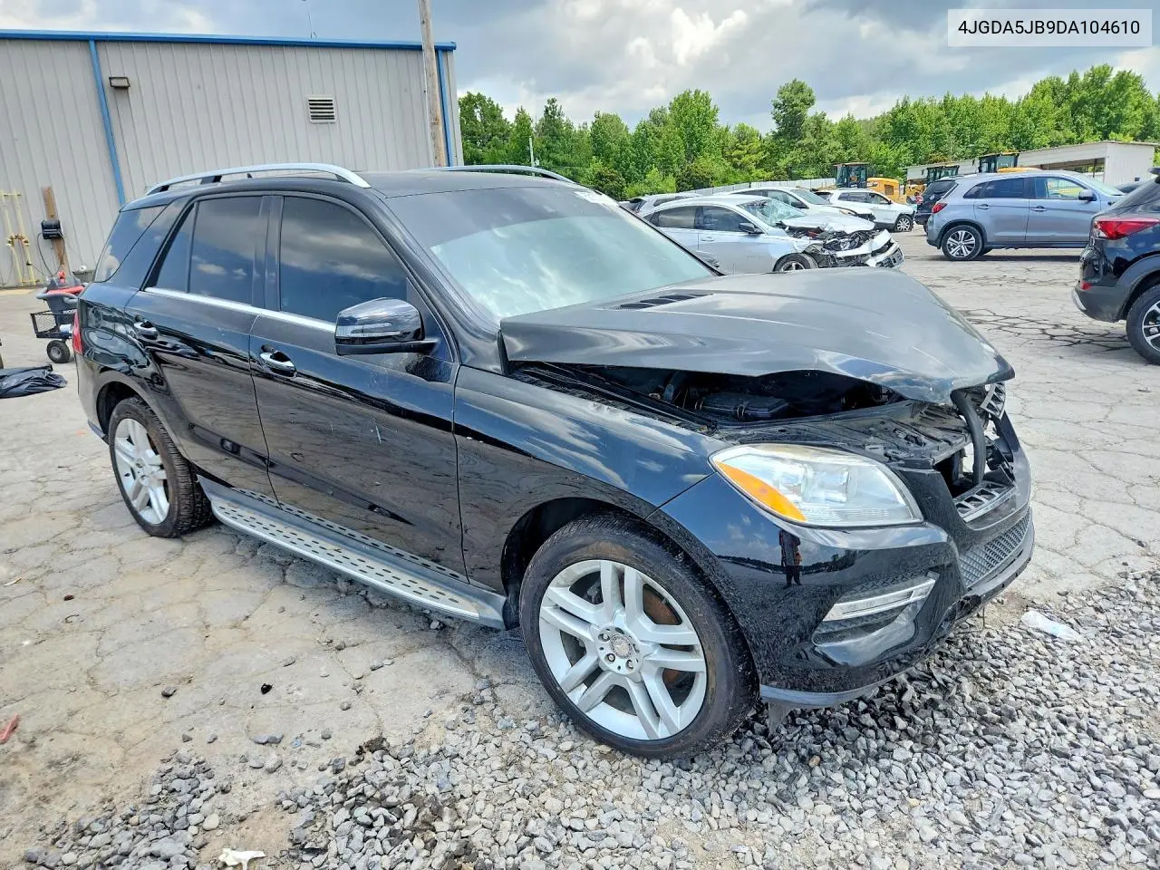 2013 Mercedes-Benz Ml 350 VIN: 4JGDA5JB9DA104610 Lot: 62130836