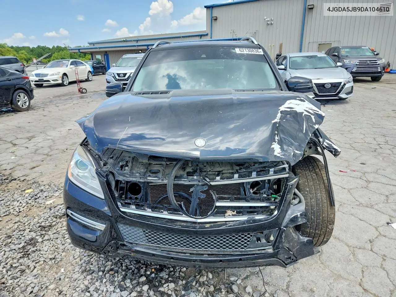 2013 Mercedes-Benz Ml 350 VIN: 4JGDA5JB9DA104610 Lot: 62130836