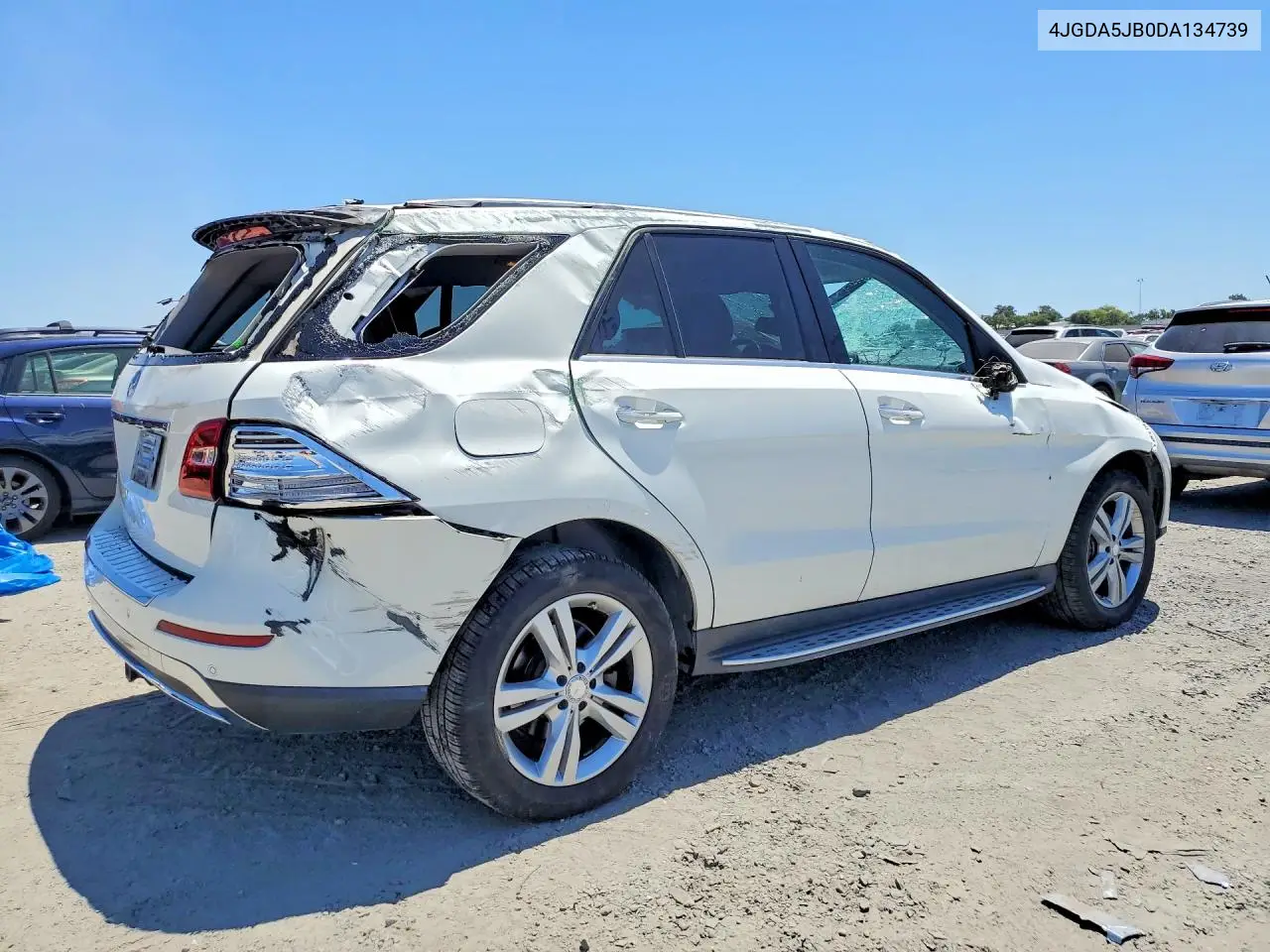 2013 Mercedes-Benz Ml 350 VIN: 4JGDA5JB0DA134739 Lot: 85770975