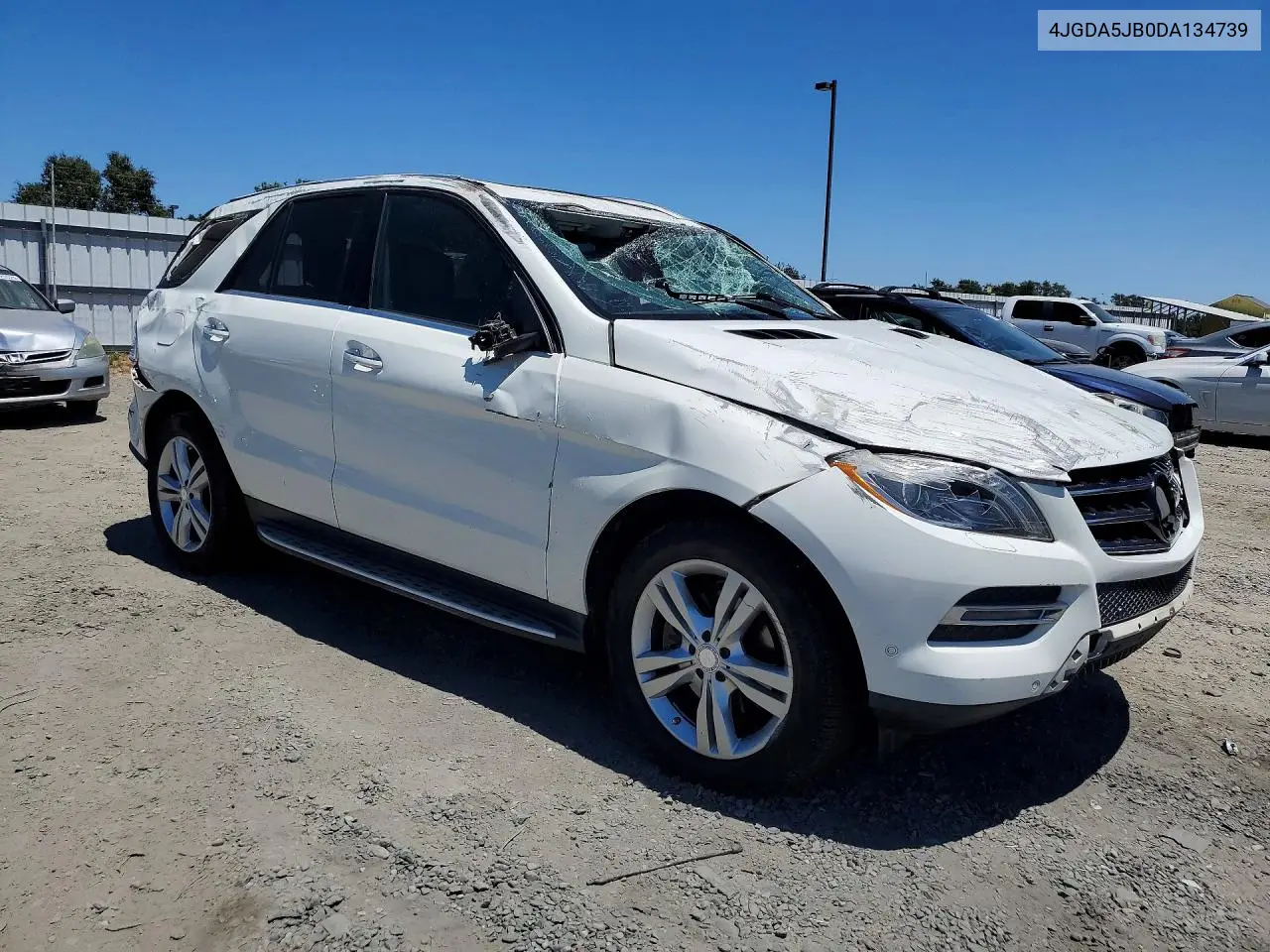2013 Mercedes-Benz Ml 350 VIN: 4JGDA5JB0DA134739 Lot: 85770975