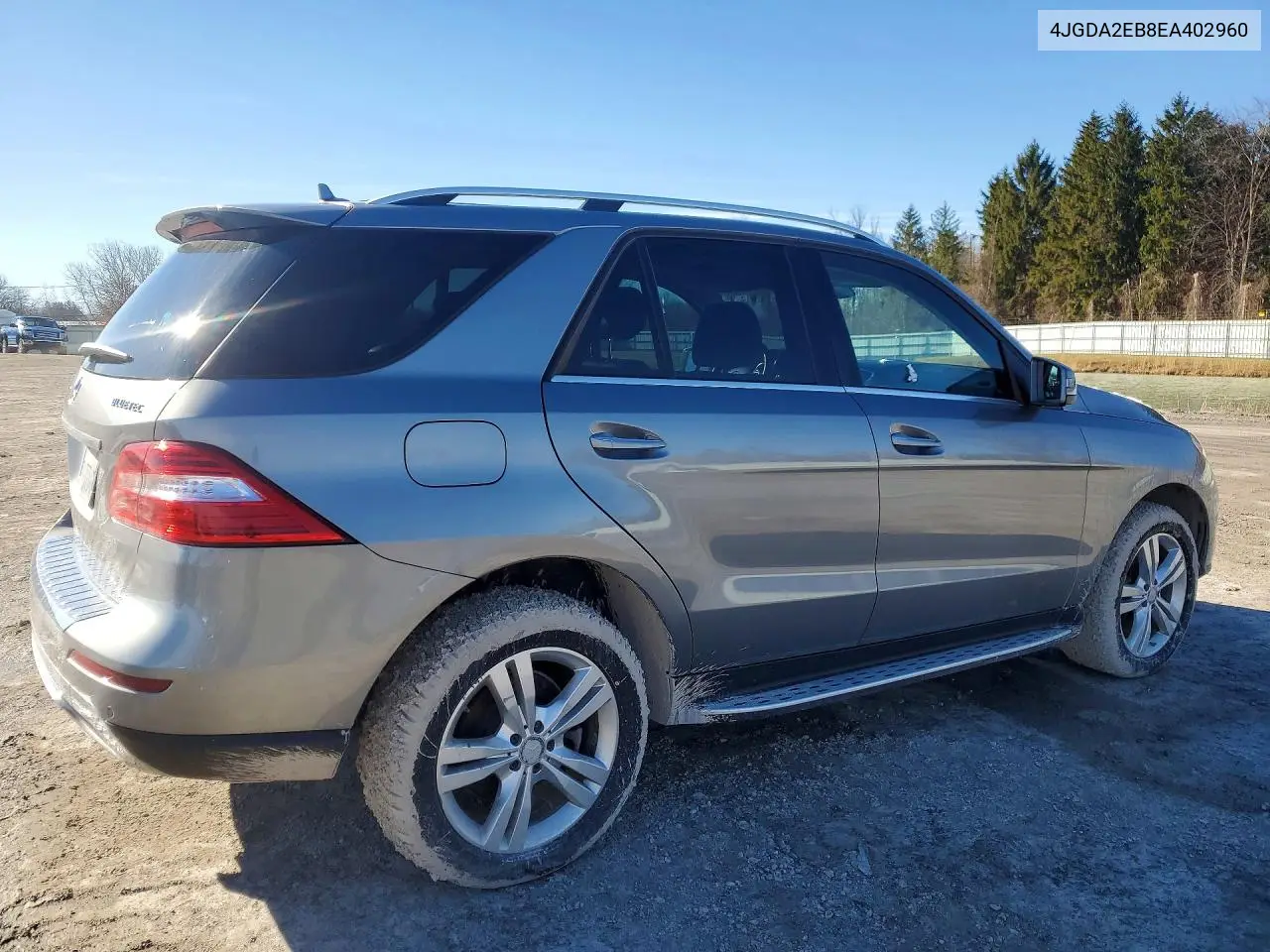 2014 Mercedes-Benz Ml 350 Bluetec VIN: 4JGDA2EB8EA402690 Lot: 41618996