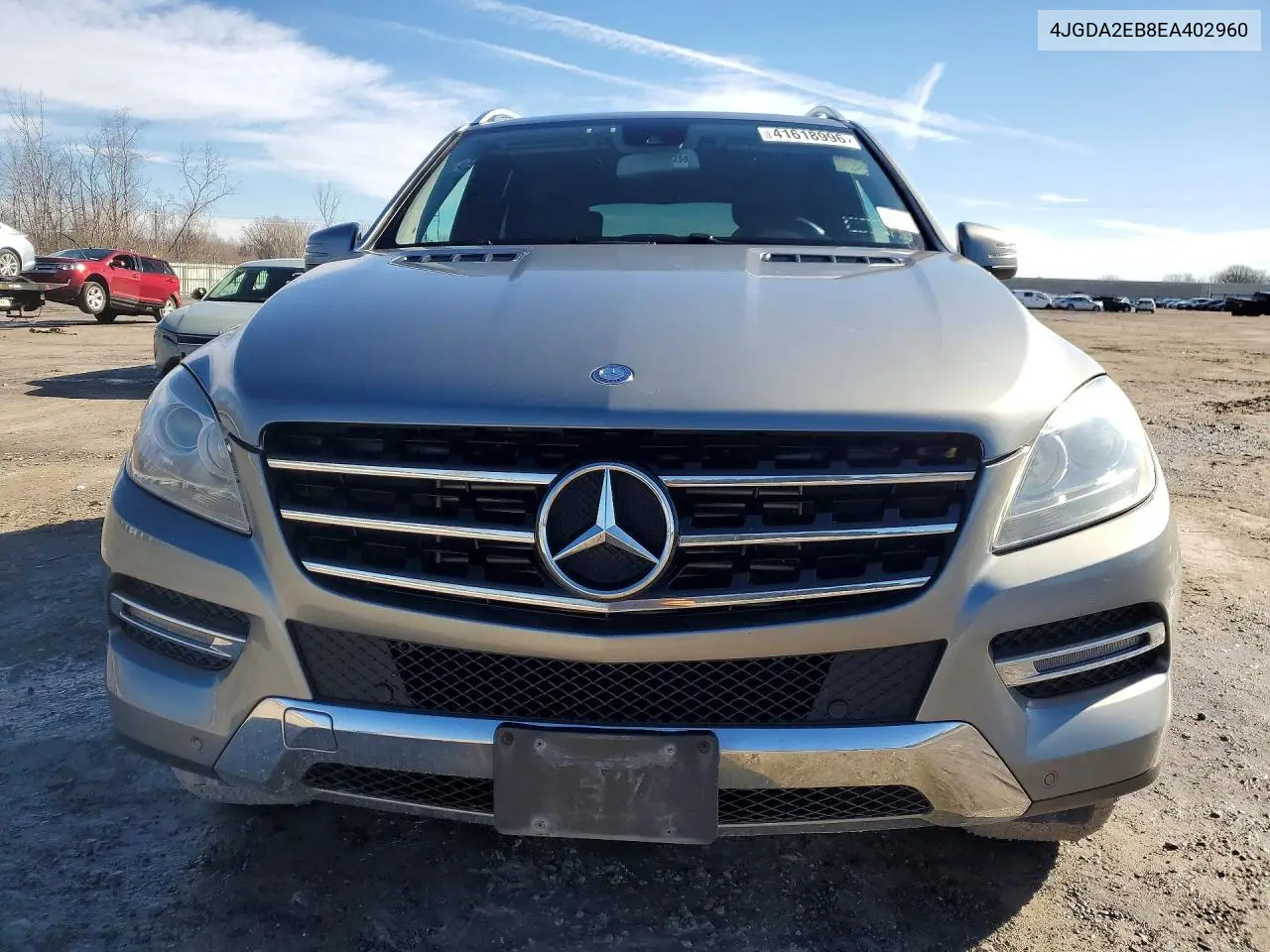 2014 Mercedes-Benz Ml 350 Bluetec VIN: 4JGDA2EB8EA402690 Lot: 41618996