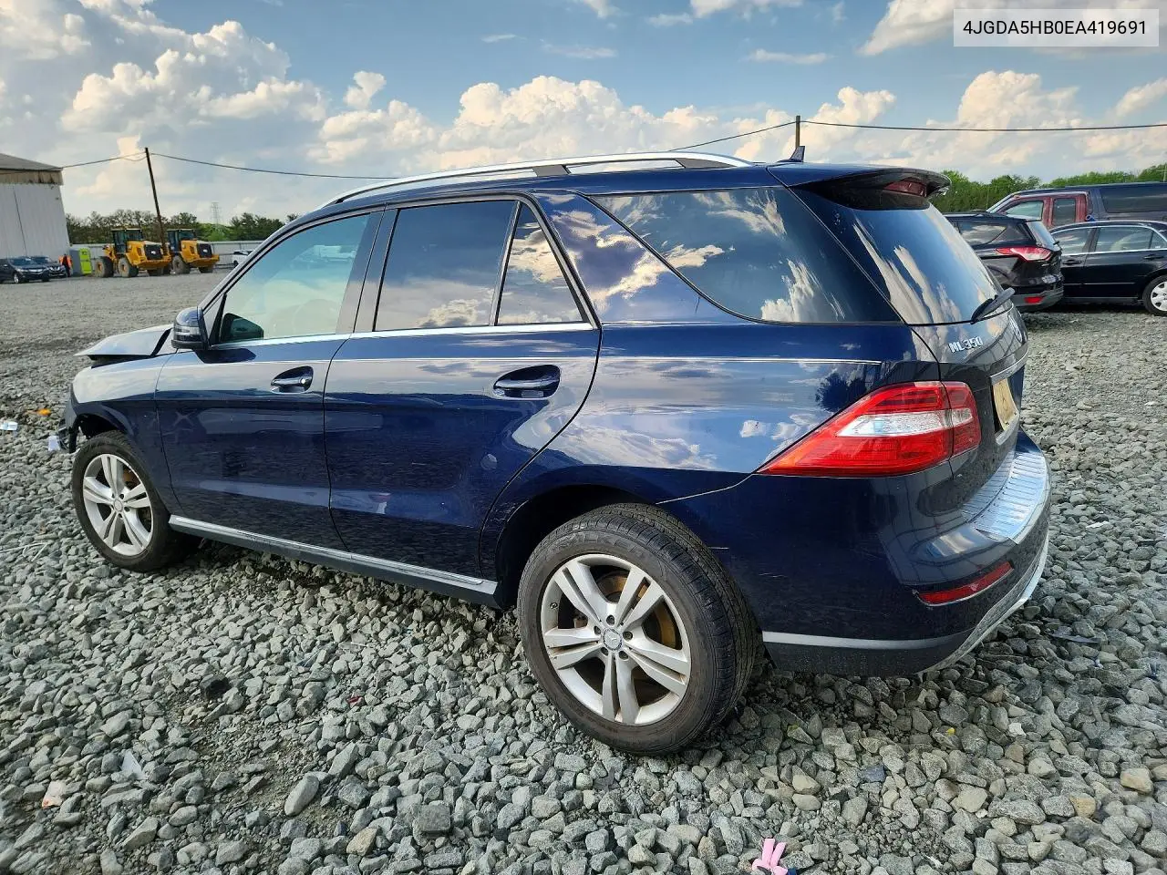 2014 Mercedes-Benz Ml 350 4Matic VIN: 4JGDA5HB0EA419691 Lot: 53761076