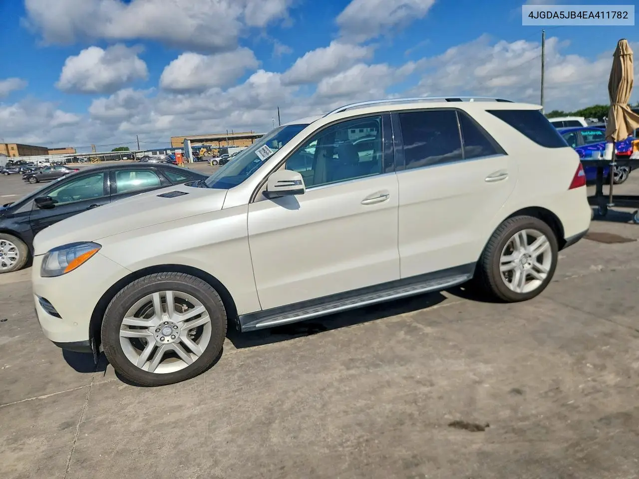 2014 Mercedes-Benz Ml 350 VIN: 4JGDA5JB4EA411782 Lot: 56669686