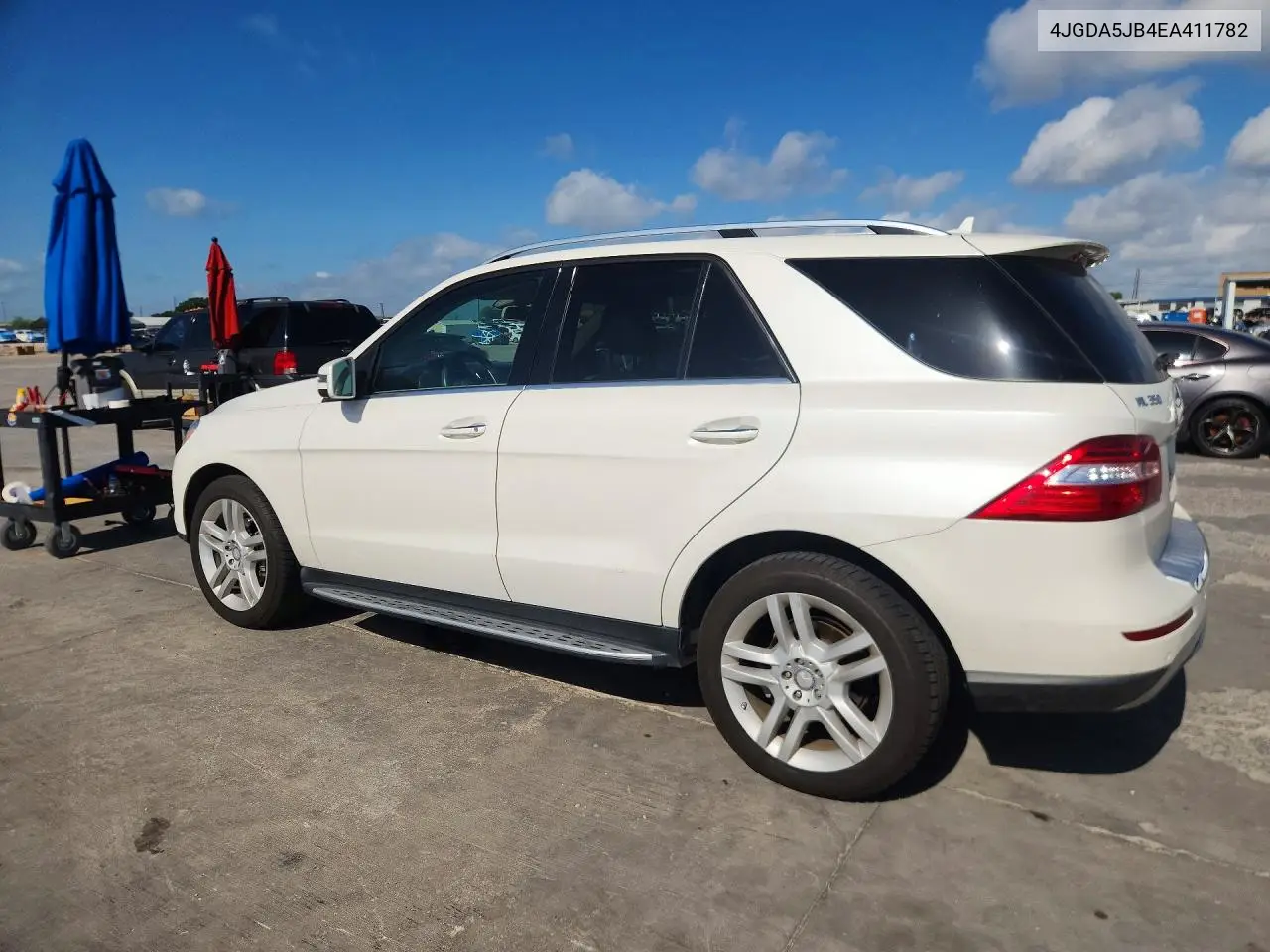 2014 Mercedes-Benz Ml 350 VIN: 4JGDA5JB4EA411782 Lot: 56669686