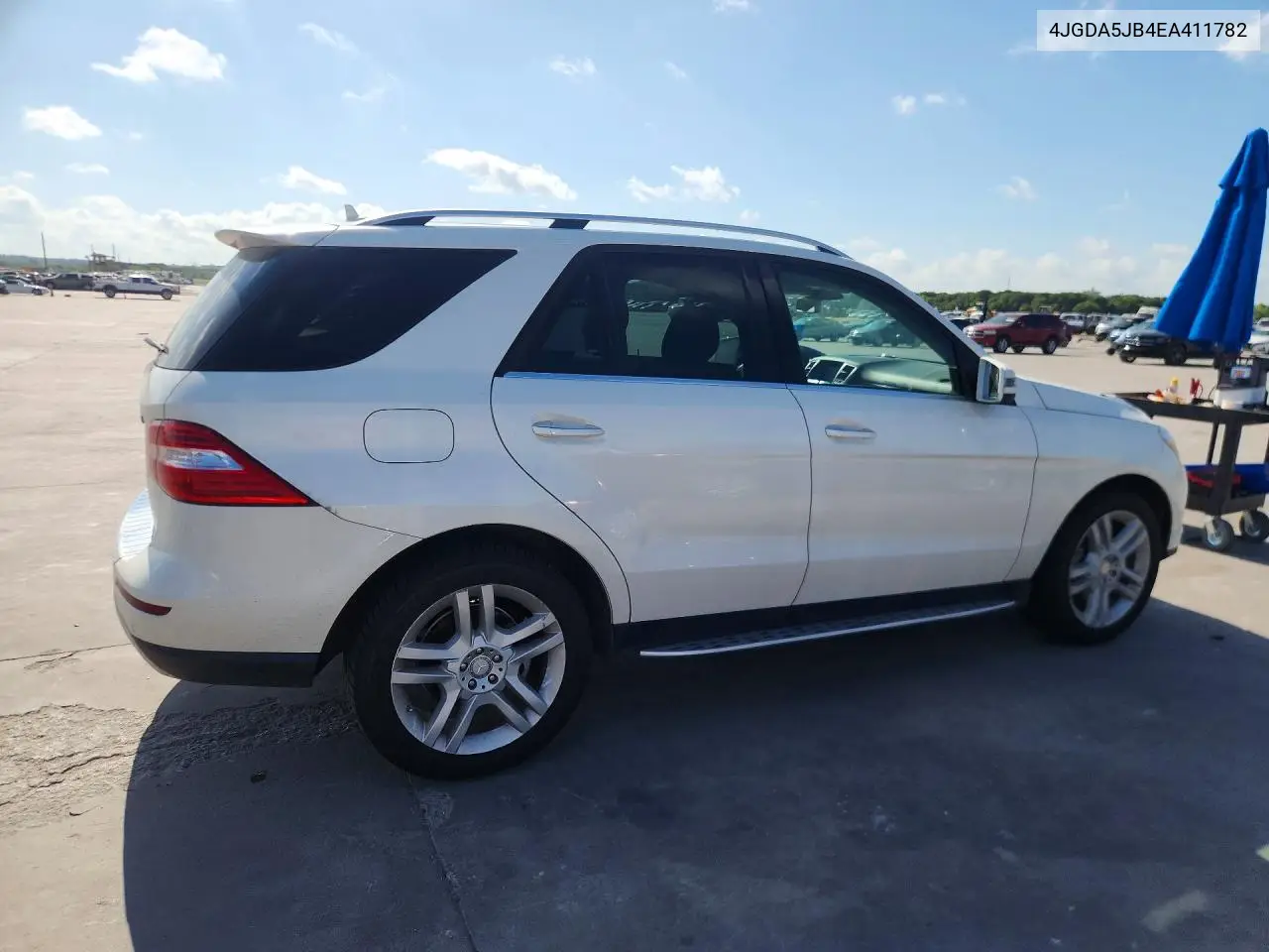 2014 Mercedes-Benz Ml 350 VIN: 4JGDA5JB4EA411782 Lot: 56669686