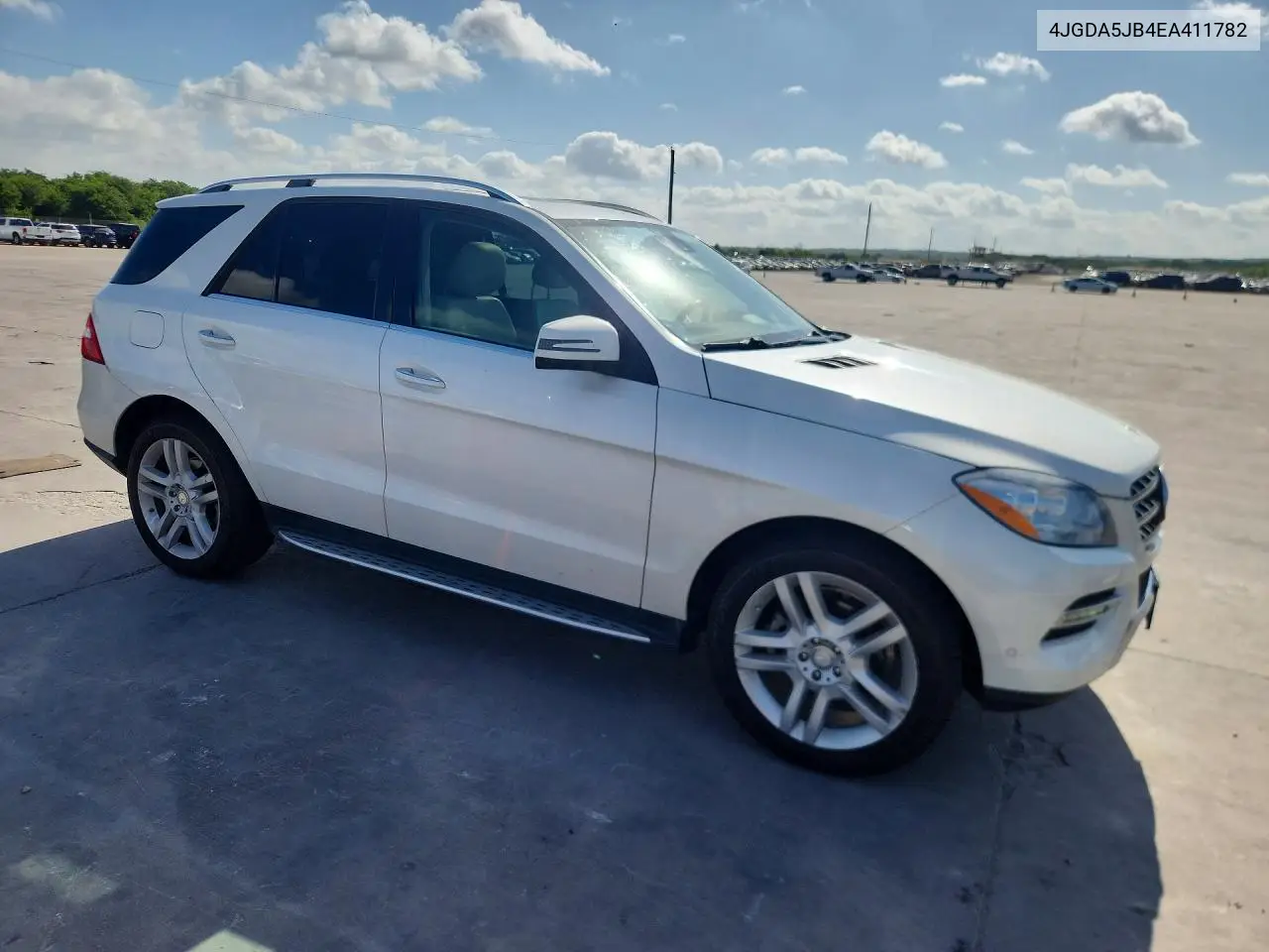 2014 Mercedes-Benz Ml 350 VIN: 4JGDA5JB4EA411782 Lot: 56669686