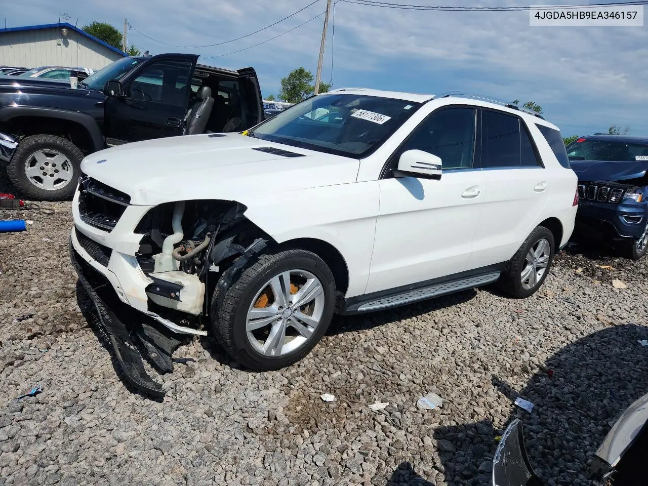 2014 Mercedes-Benz Ml 350 4Matic VIN: 4JGDA5HB9EA346157 Lot: 58177306