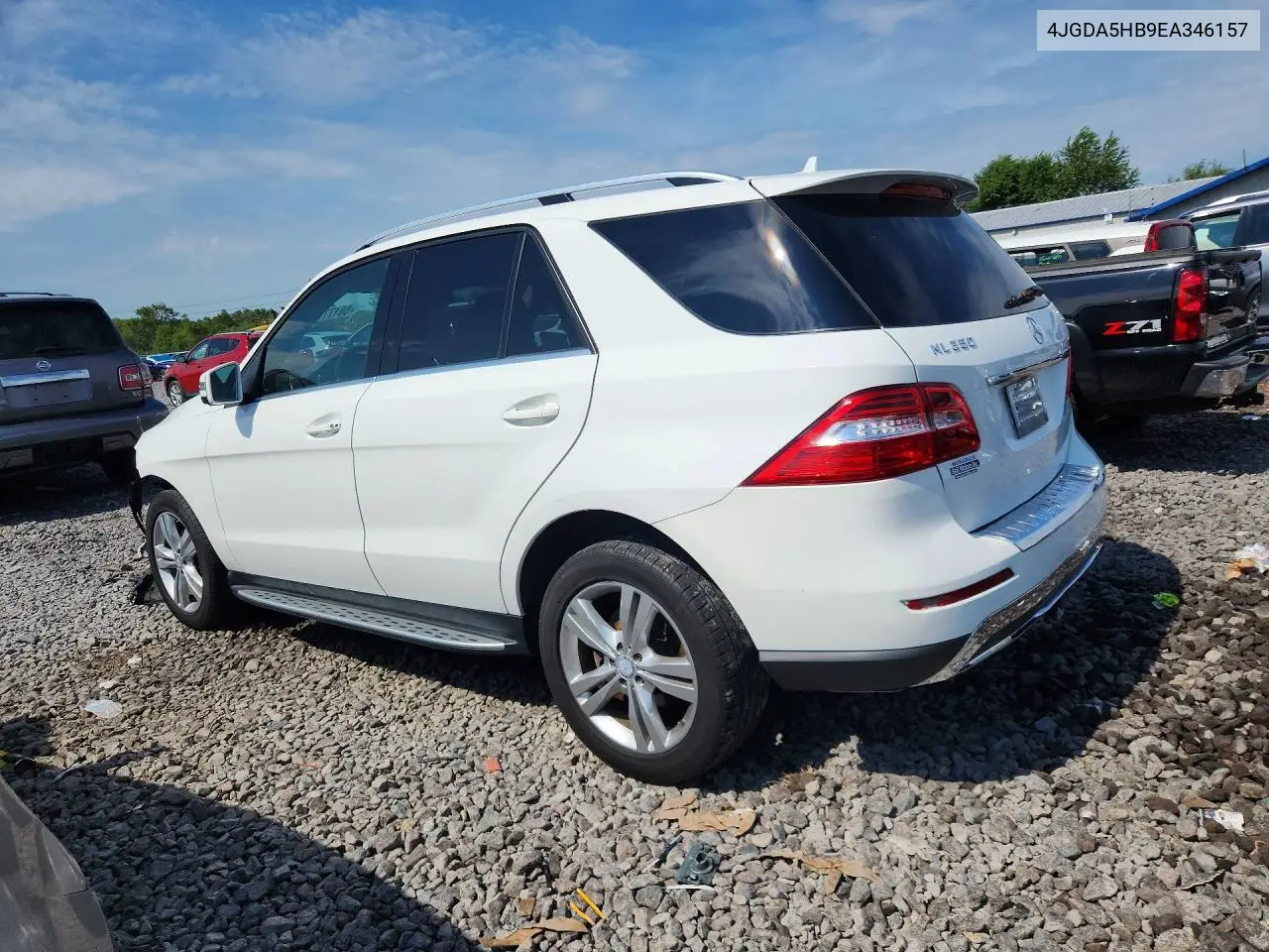 2014 Mercedes-Benz Ml 350 4Matic VIN: 4JGDA5HB9EA346157 Lot: 58177306
