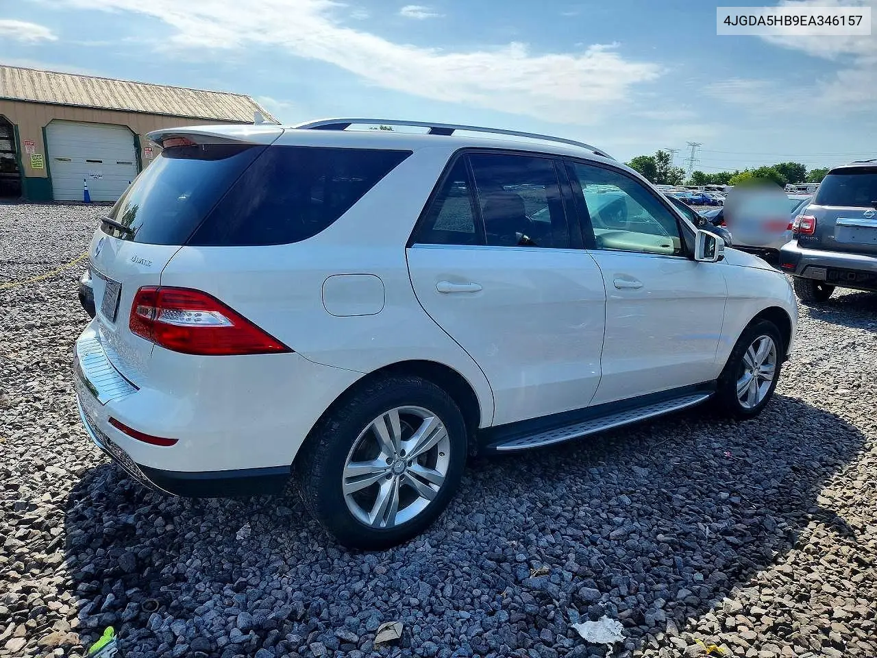 2014 Mercedes-Benz Ml 350 4Matic VIN: 4JGDA5HB9EA346157 Lot: 58177306