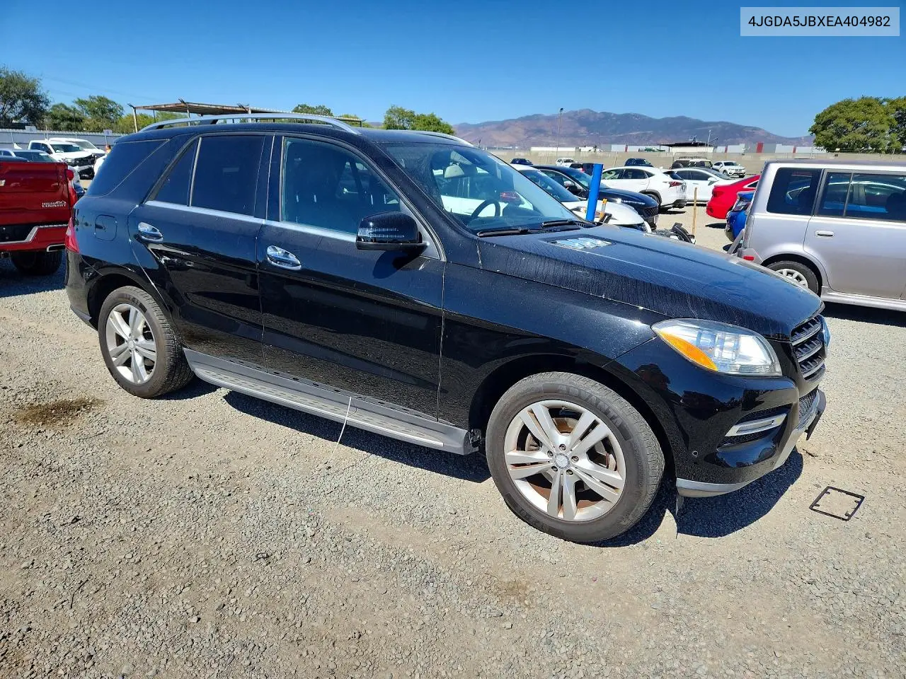 2014 Mercedes-Benz Ml 350 VIN: 4JGDA5JBXEA404982 Lot: 58268836