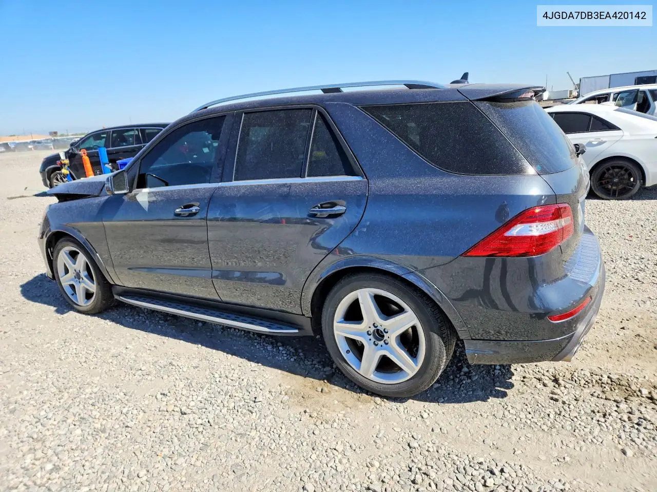 2014 Mercedes-Benz Ml 550 4Matic VIN: 4JGDA7DB3EA420142 Lot: 58584526