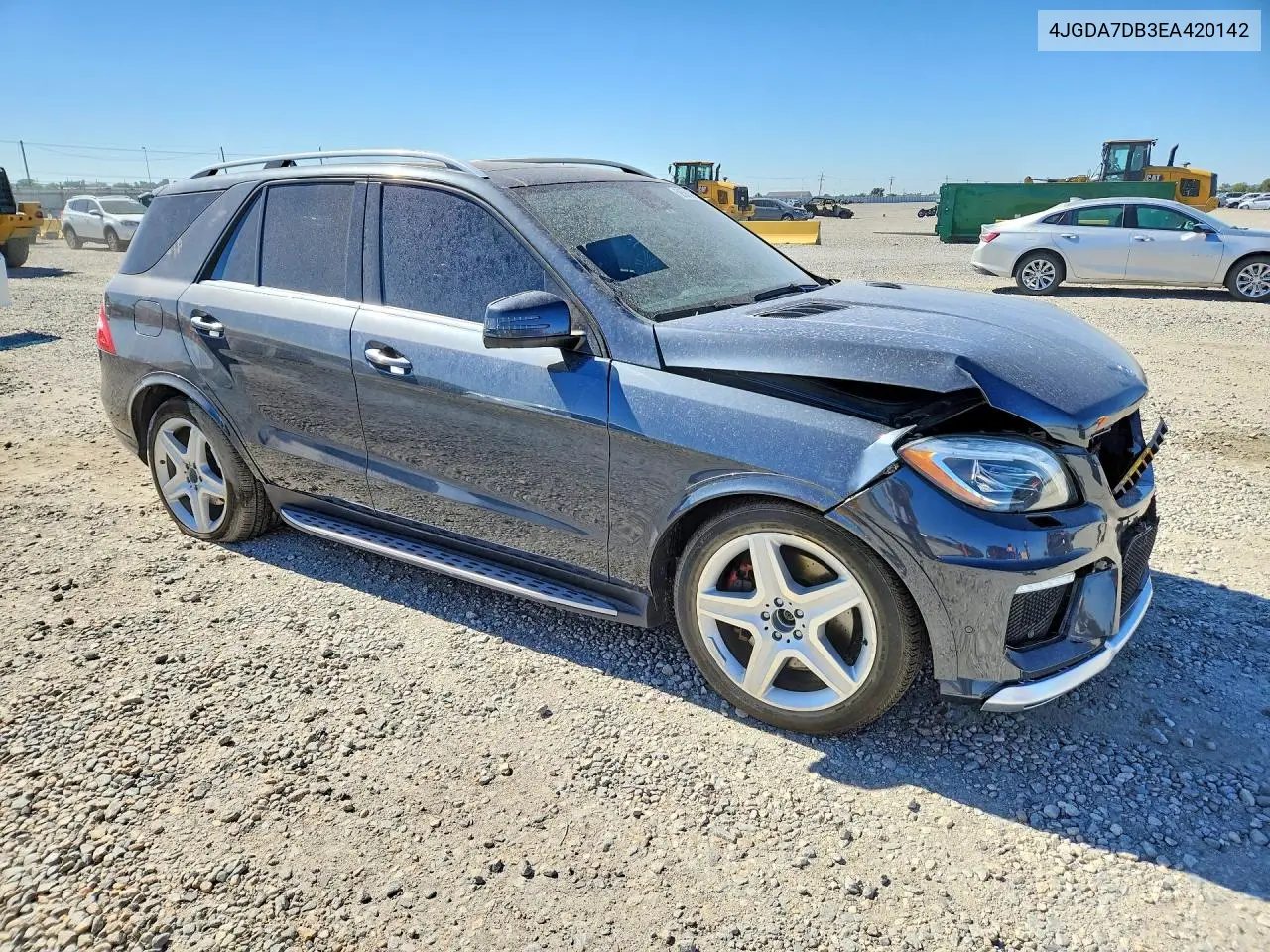 2014 Mercedes-Benz Ml 550 4Matic VIN: 4JGDA7DB3EA420142 Lot: 58584526