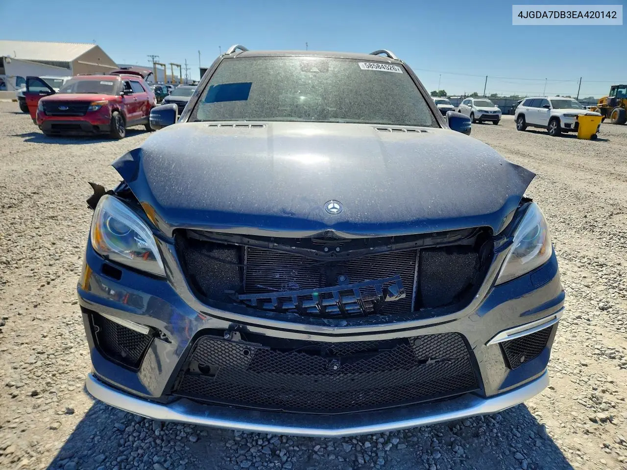 2014 Mercedes-Benz Ml 550 4Matic VIN: 4JGDA7DB3EA420142 Lot: 58584526