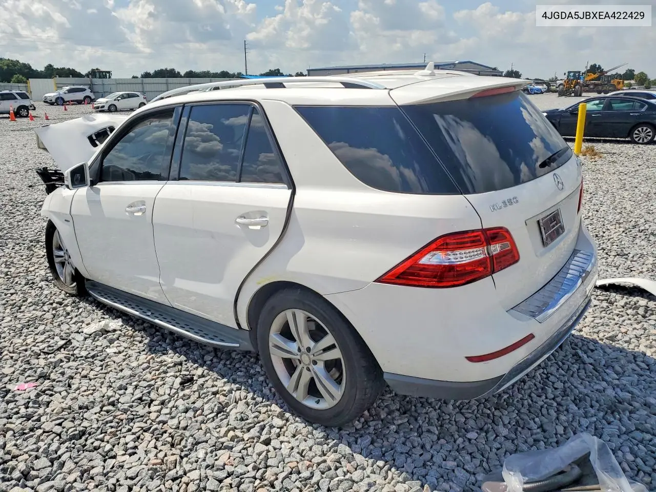2014 Mercedes-Benz Ml 350 VIN: 4JGDA5JBXEA422429 Lot: 58632226