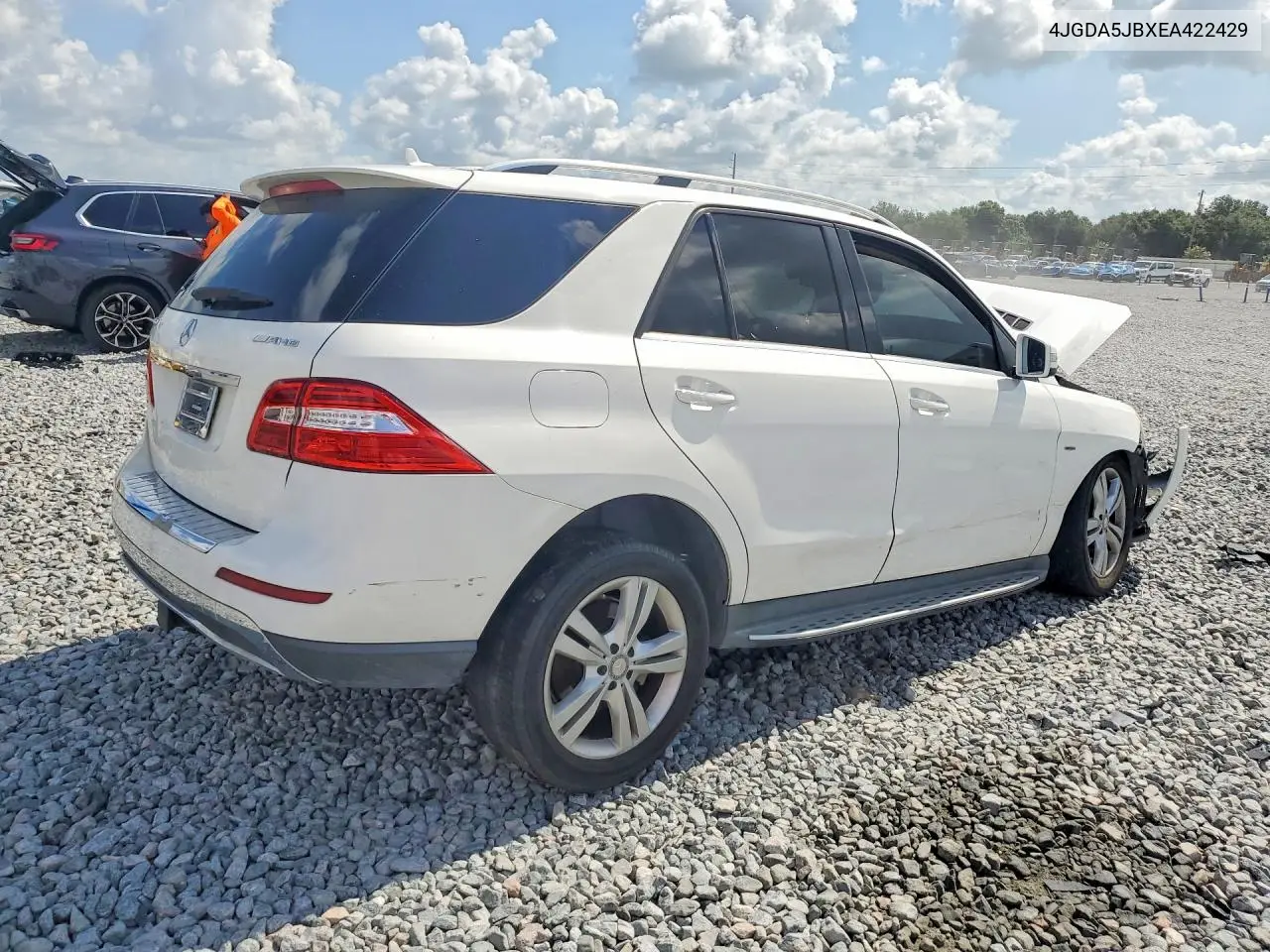 2014 Mercedes-Benz Ml 350 VIN: 4JGDA5JBXEA422429 Lot: 58632226