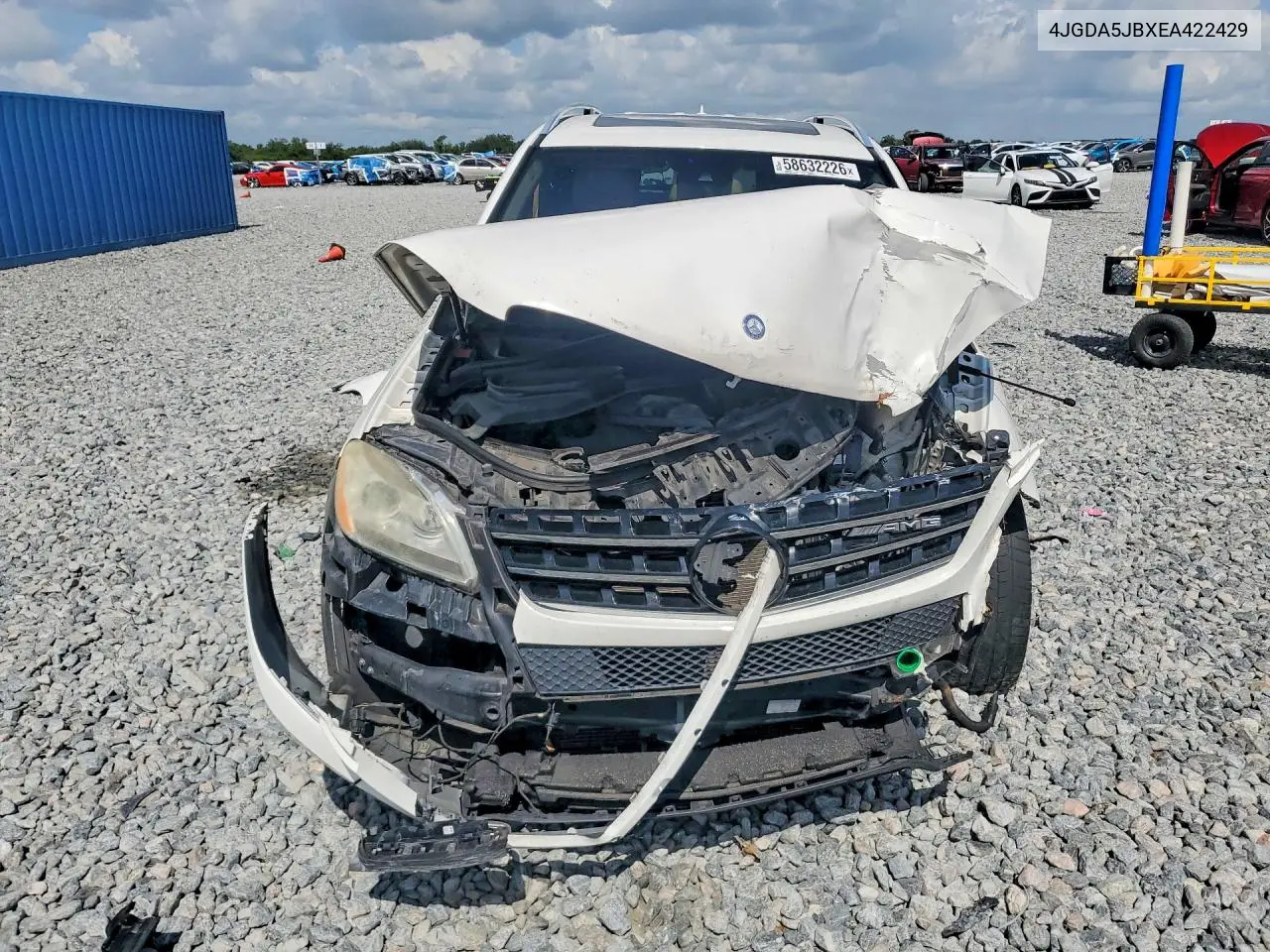 2014 Mercedes-Benz Ml 350 VIN: 4JGDA5JBXEA422429 Lot: 58632226