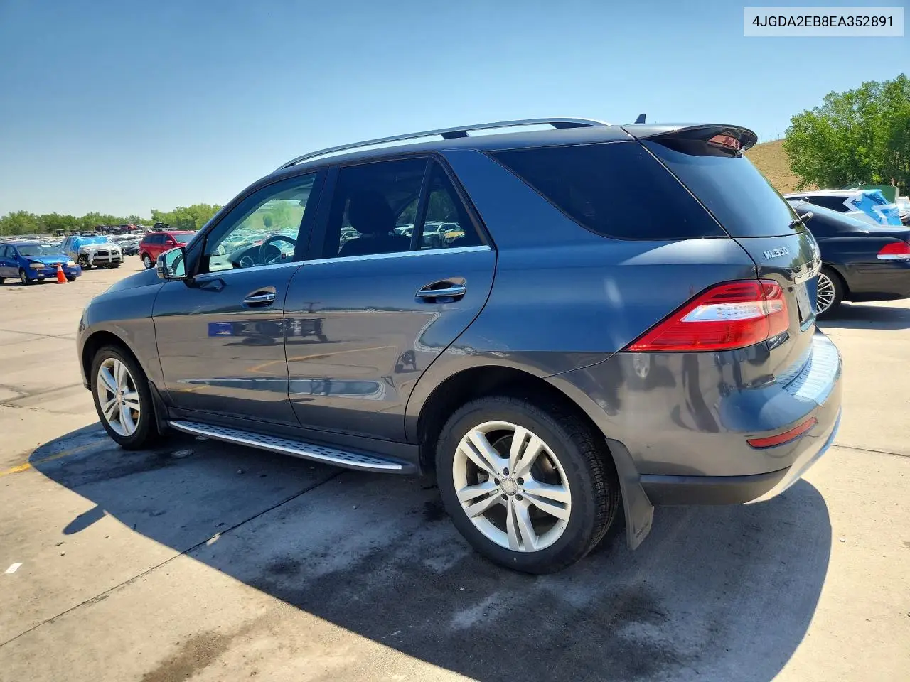 2014 Mercedes-Benz Ml 350 Bluetec VIN: 4JGDA2EB8EA352891 Lot: 58915906