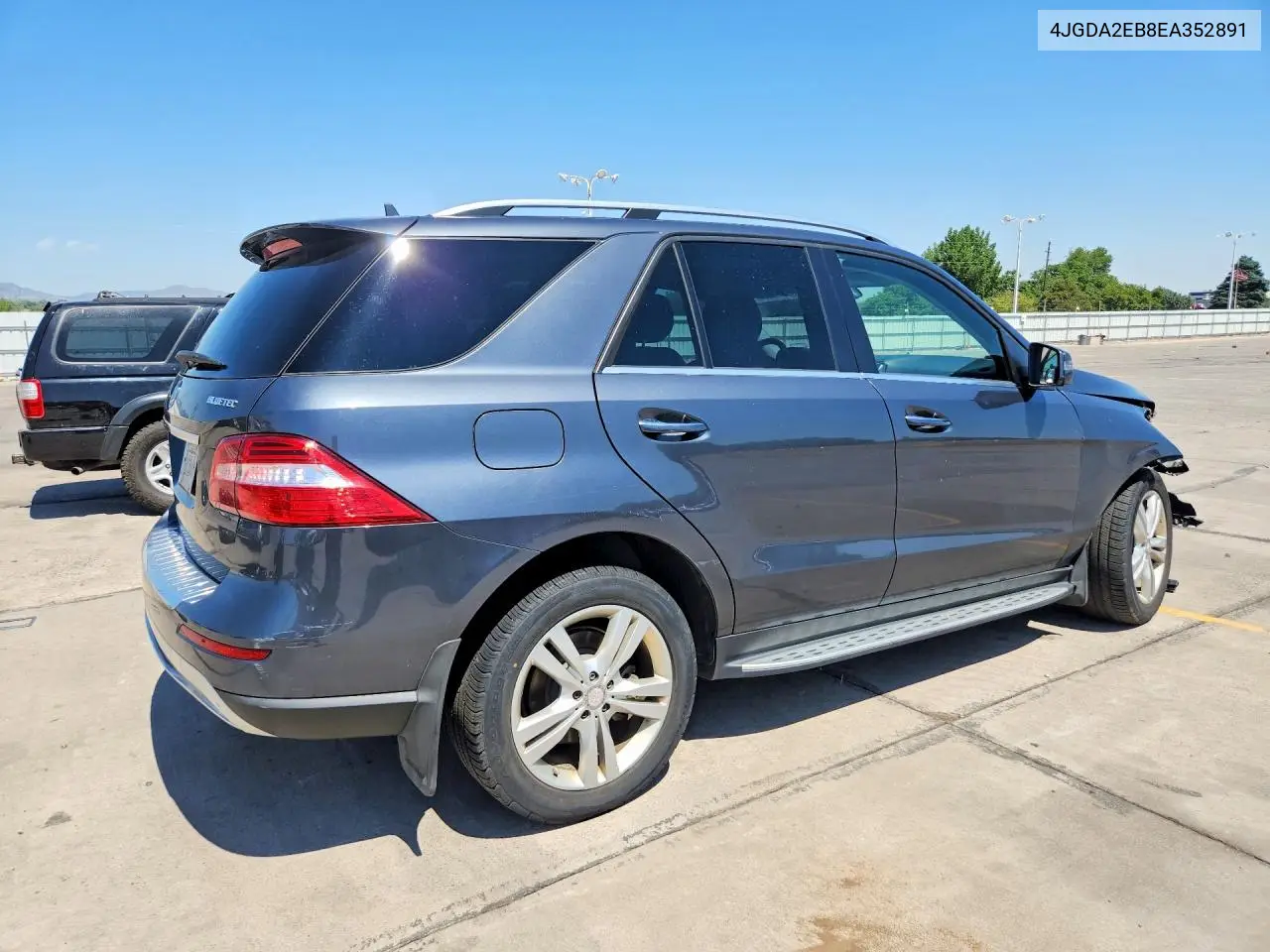 2014 Mercedes-Benz Ml 350 Bluetec VIN: 4JGDA2EB8EA352891 Lot: 58915906