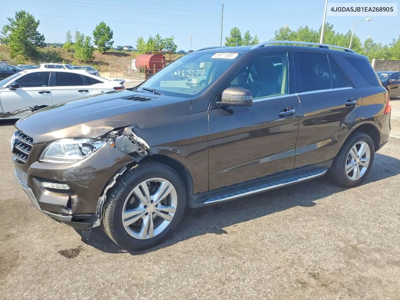 2014 Mercedes-Benz Ml 350 VIN: 4JGDA5JB1EA268905 Lot: 59611806