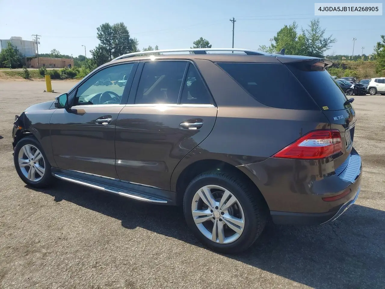 2014 Mercedes-Benz Ml 350 VIN: 4JGDA5JB1EA268905 Lot: 59611806