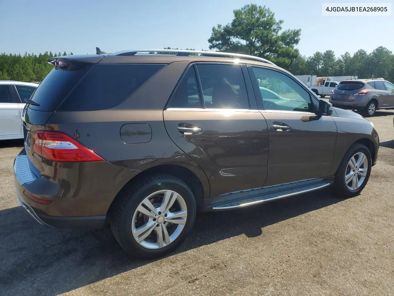 2014 Mercedes-Benz Ml 350 VIN: 4JGDA5JB1EA268905 Lot: 59611806