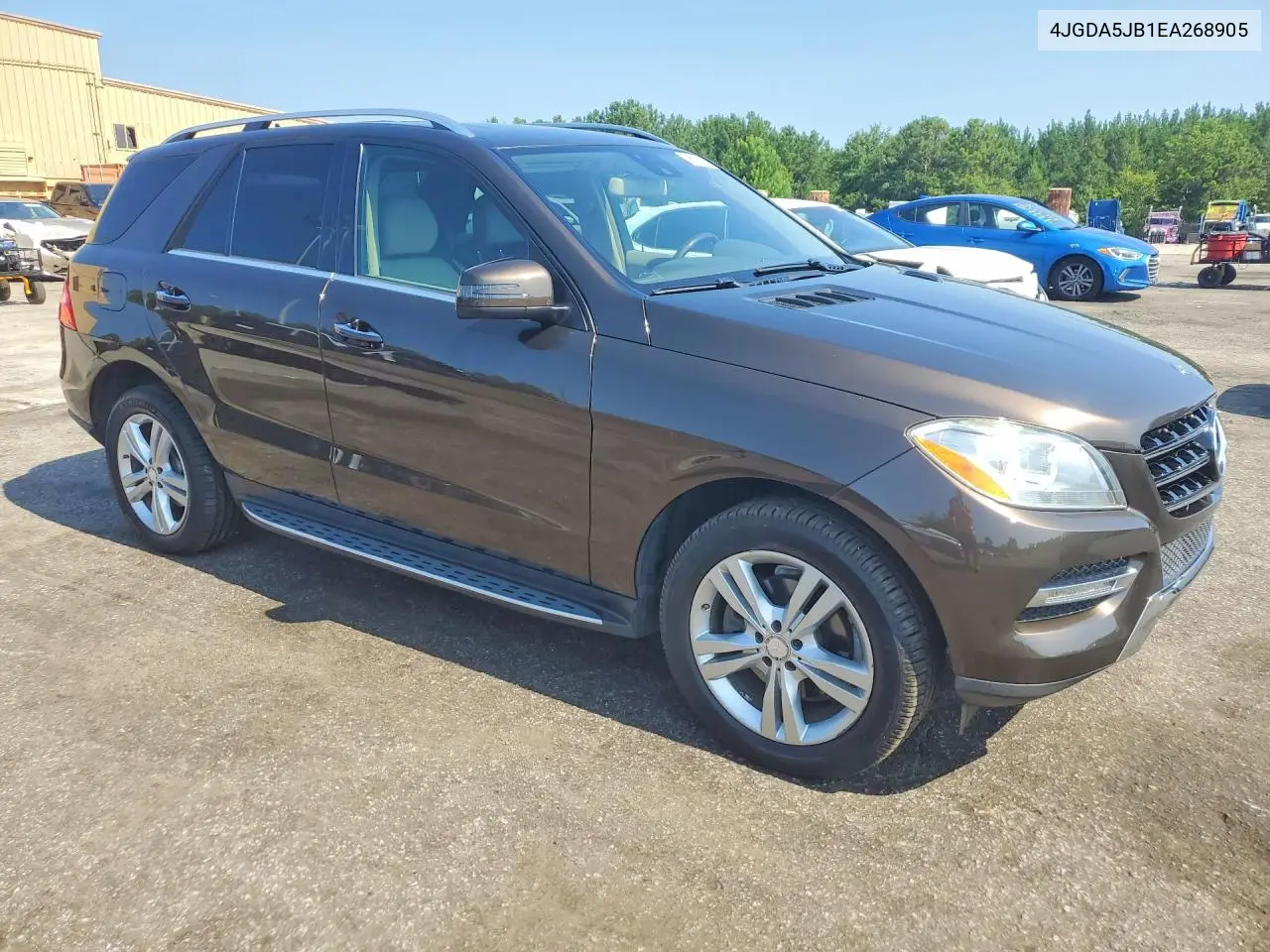 2014 Mercedes-Benz Ml 350 VIN: 4JGDA5JB1EA268905 Lot: 59611806
