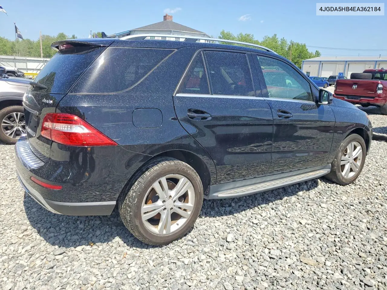 2014 Mercedes-Benz Ml 350 4Matic VIN: 4JGDA5HB4EA362184 Lot: 59669566