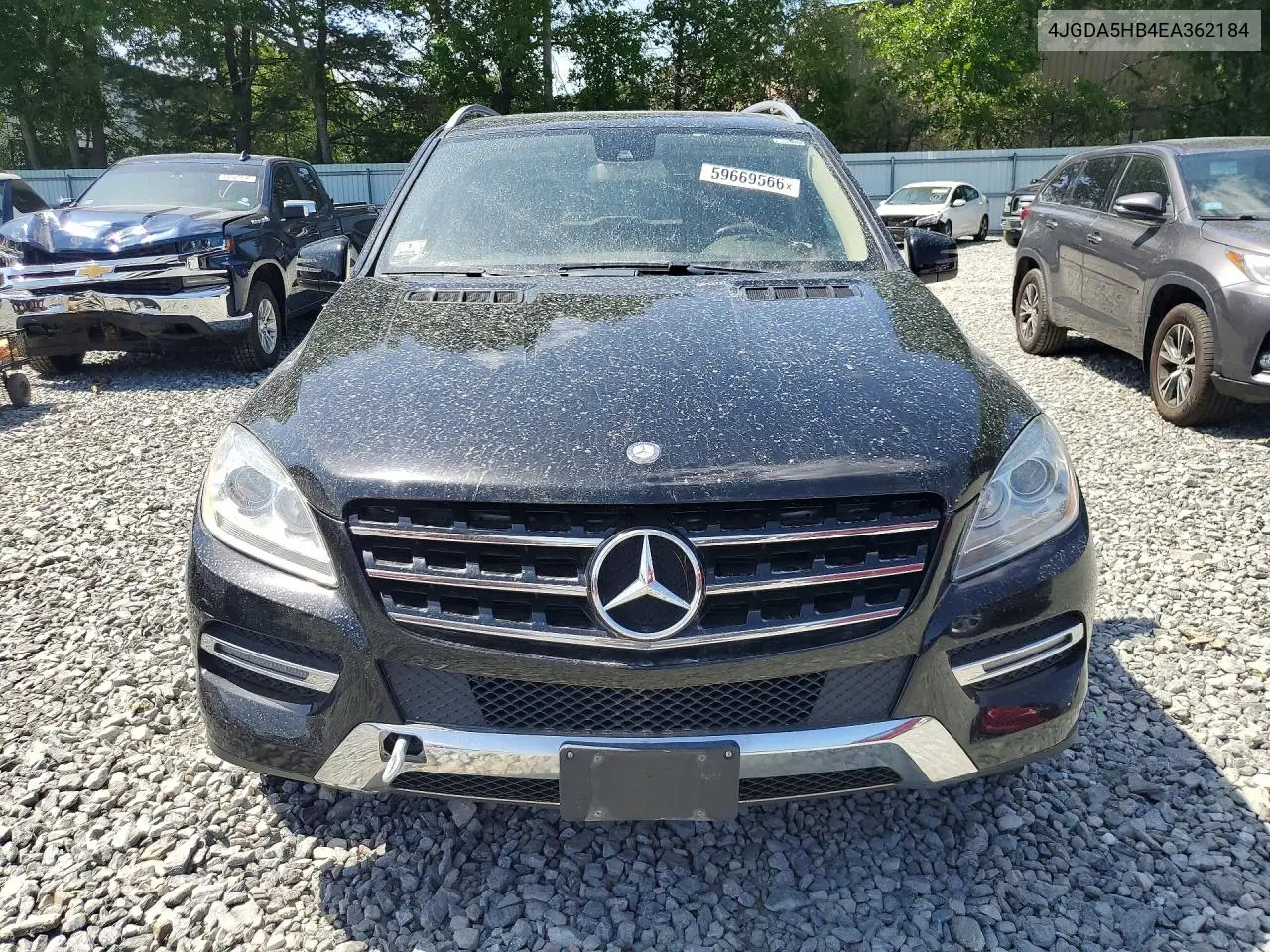 2014 Mercedes-Benz Ml 350 4Matic VIN: 4JGDA5HB4EA362184 Lot: 59669566