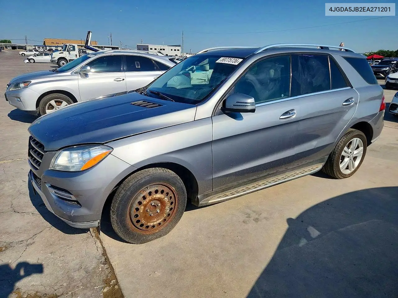 2014 Mercedes-Benz Ml 350 VIN: 4JGDA5JB2EA271201 Lot: 59775736