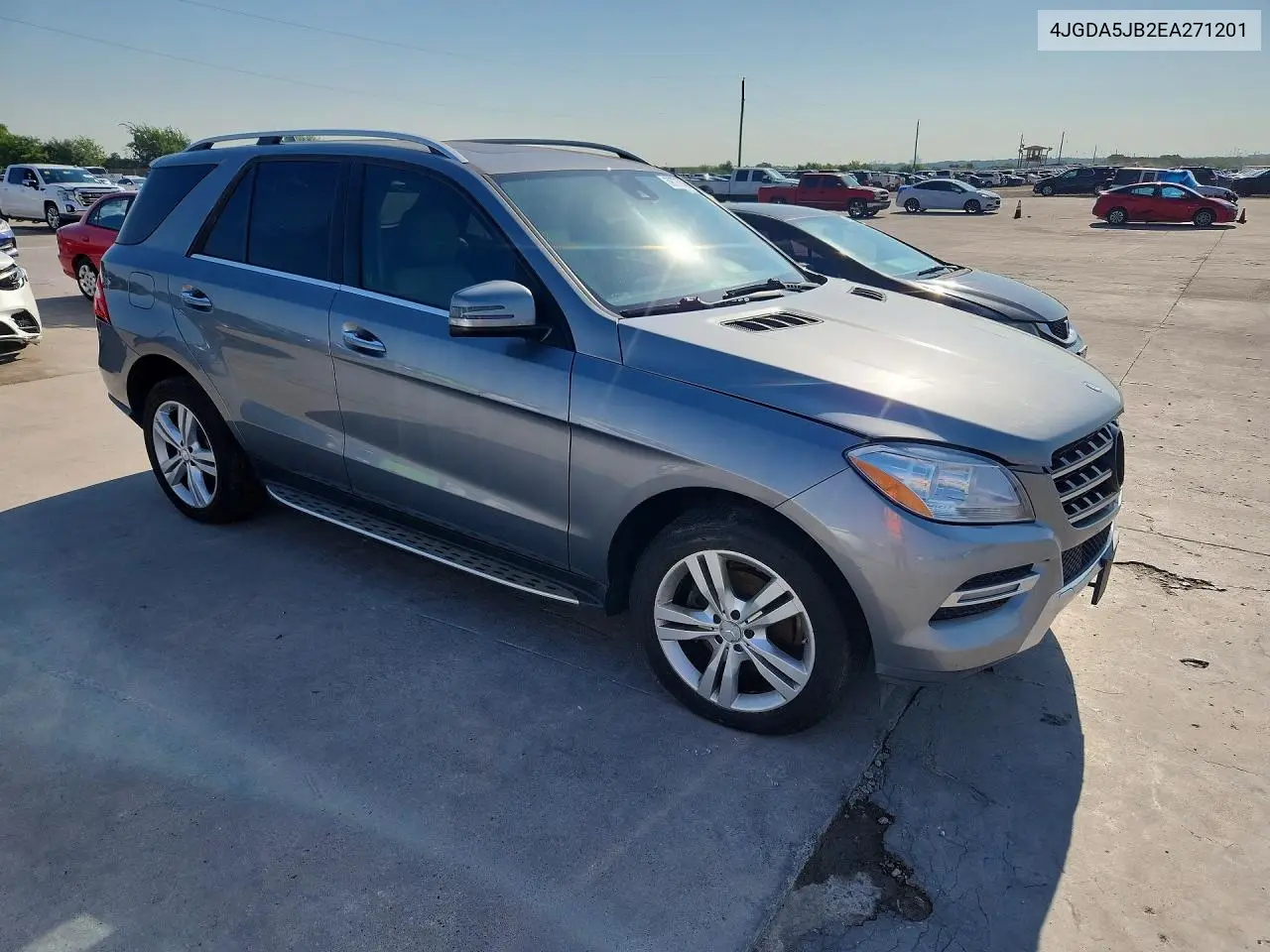 2014 Mercedes-Benz Ml 350 VIN: 4JGDA5JB2EA271201 Lot: 59775736