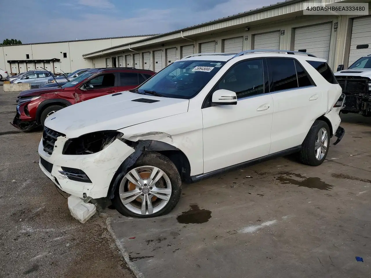 2014 Mercedes-Benz Ml 350 4Matic VIN: 4JGDA5HB6EA333480 Lot: 59945866